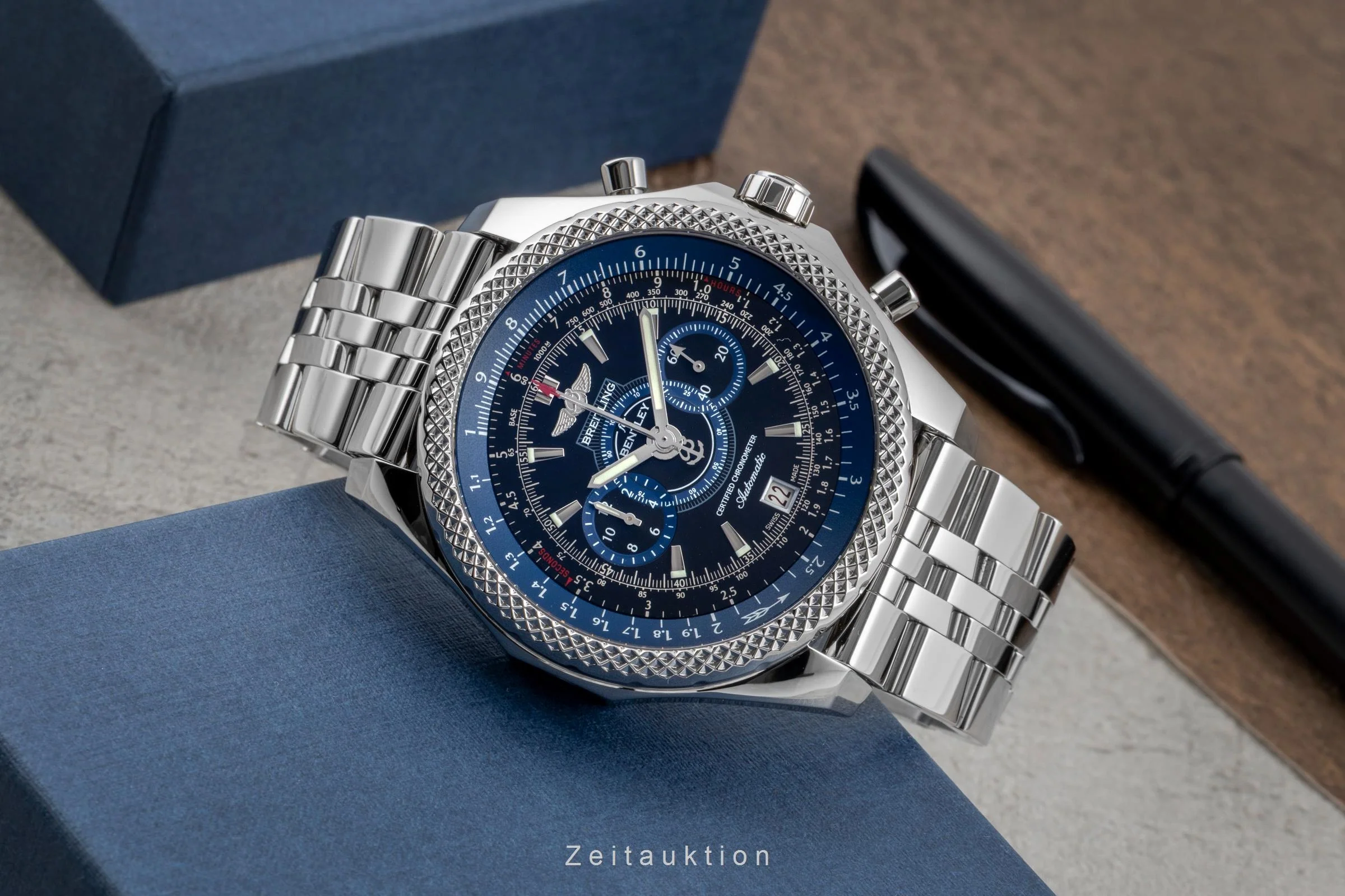 Breitling Bentley chronograph steel automatic men's watch A26364 Limited  [2505985] - Image 3