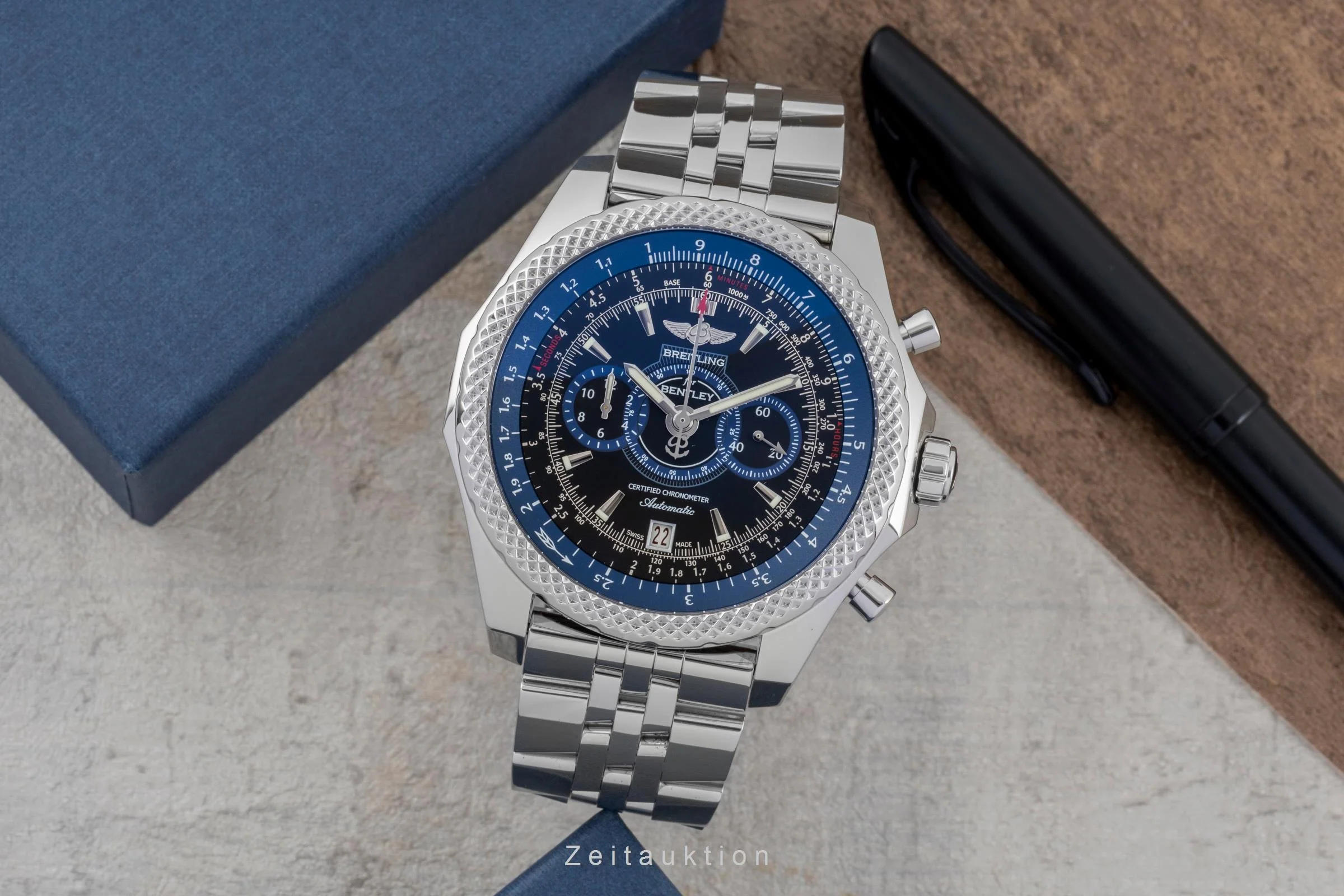 Breitling Bentley chronograph steel automatic men's watch A26364 Limited  [2505985] - Image 4