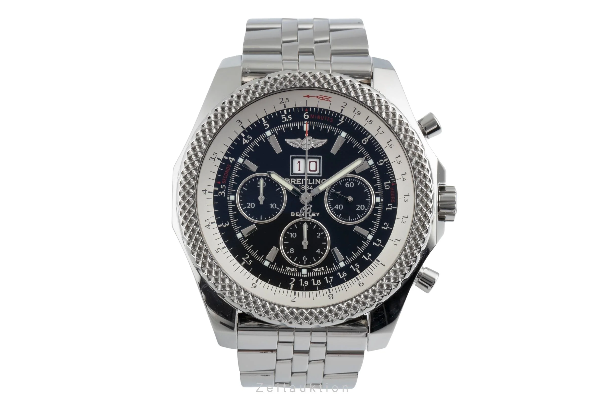 Breitling Bentley chronograph steel automatic men's watch A44364  [2504389] - Image 5