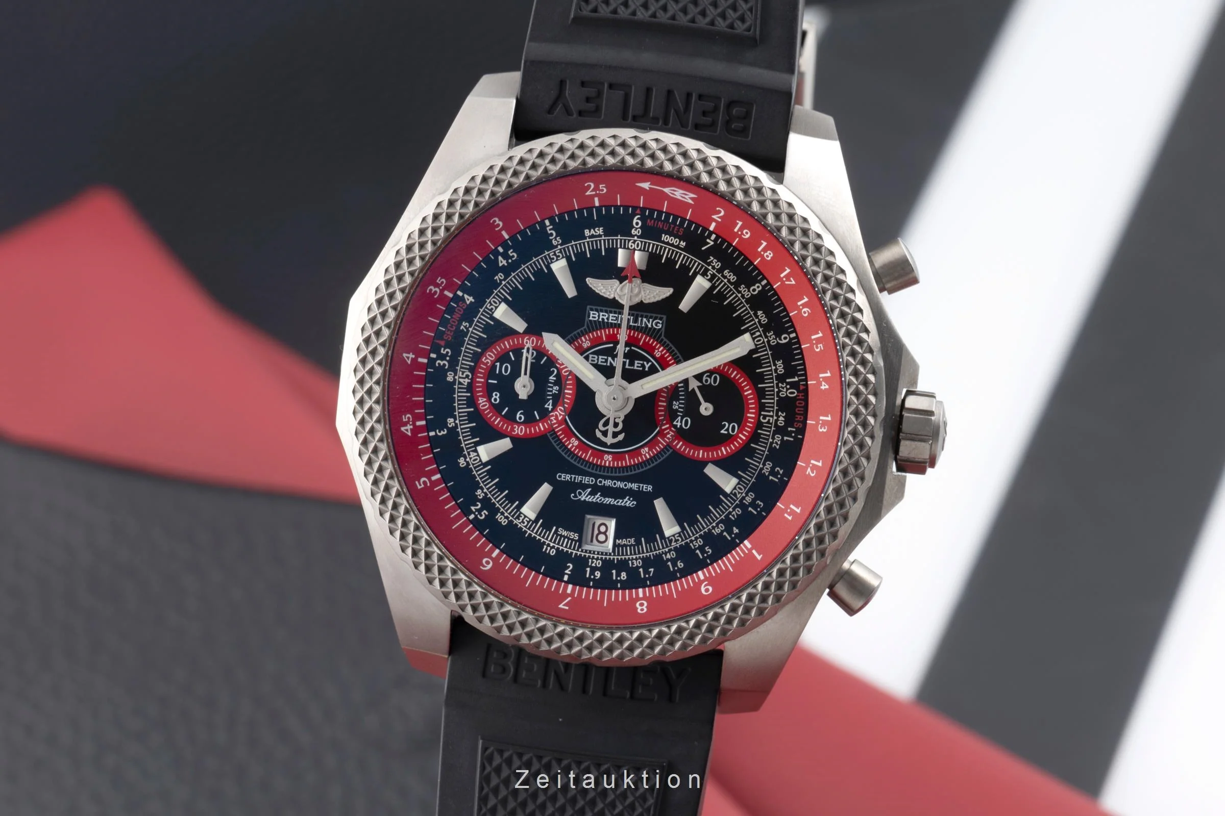 Breitling Bentley chronograph titanium automatic men's watch E27365 29 Limited  [2506555] - Image 2