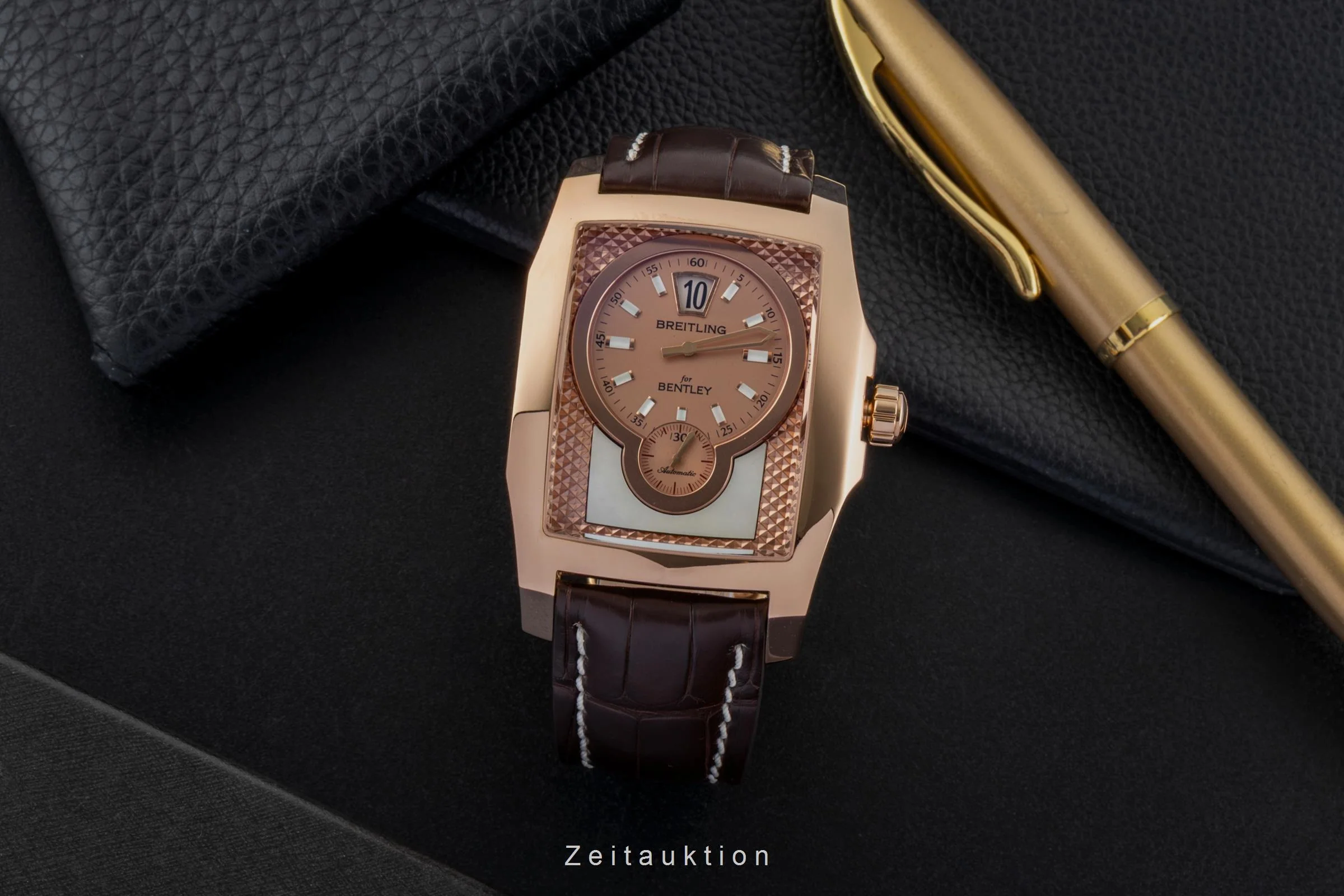 Breitling Bentley Flying B 18 ct red gold automatic men's watch R28362  [2600231] - Image 4