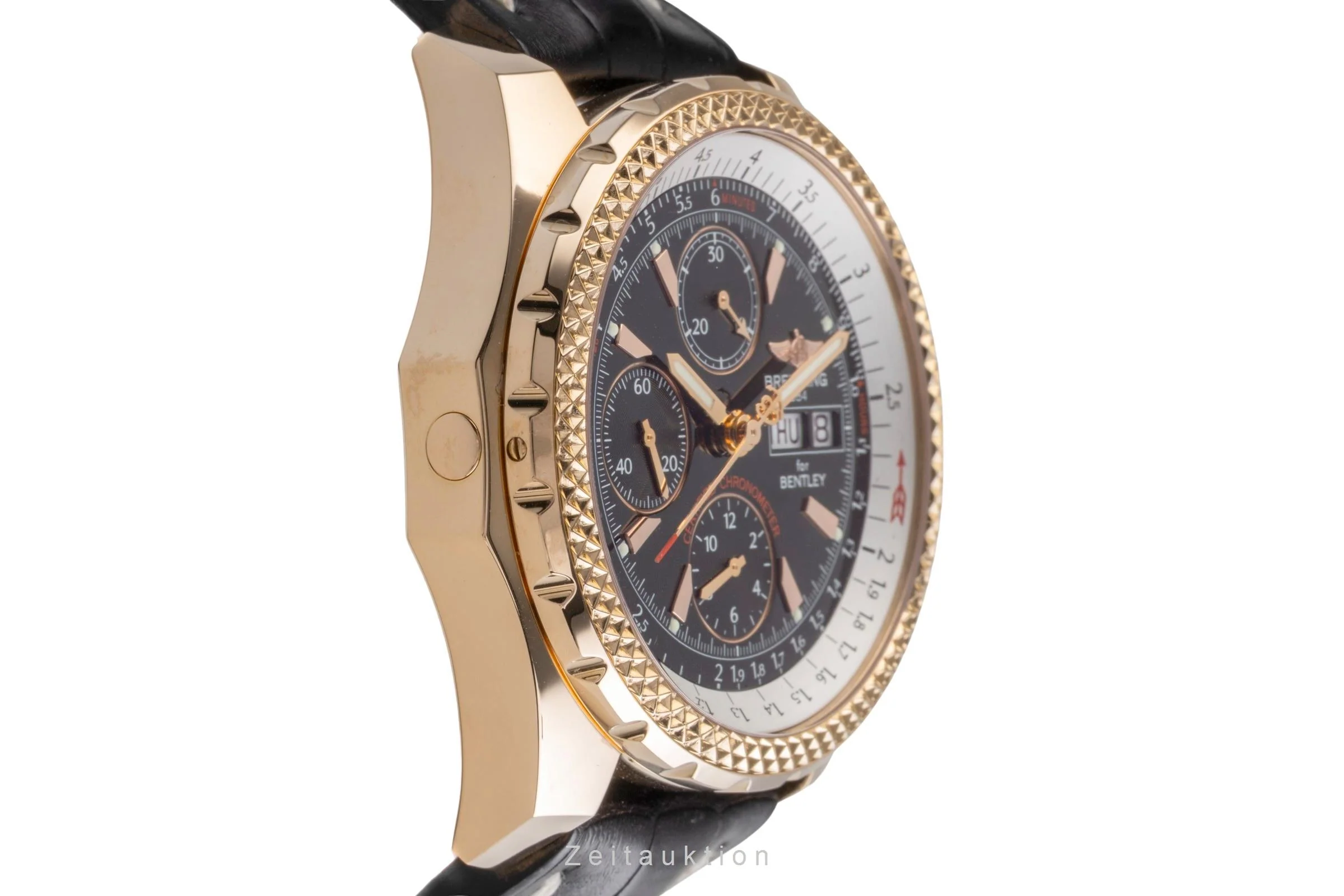 Breitling Bentley GT chronograph 18 ct gold automatic men's watch H13363 Limited  [2505297] - Image 8