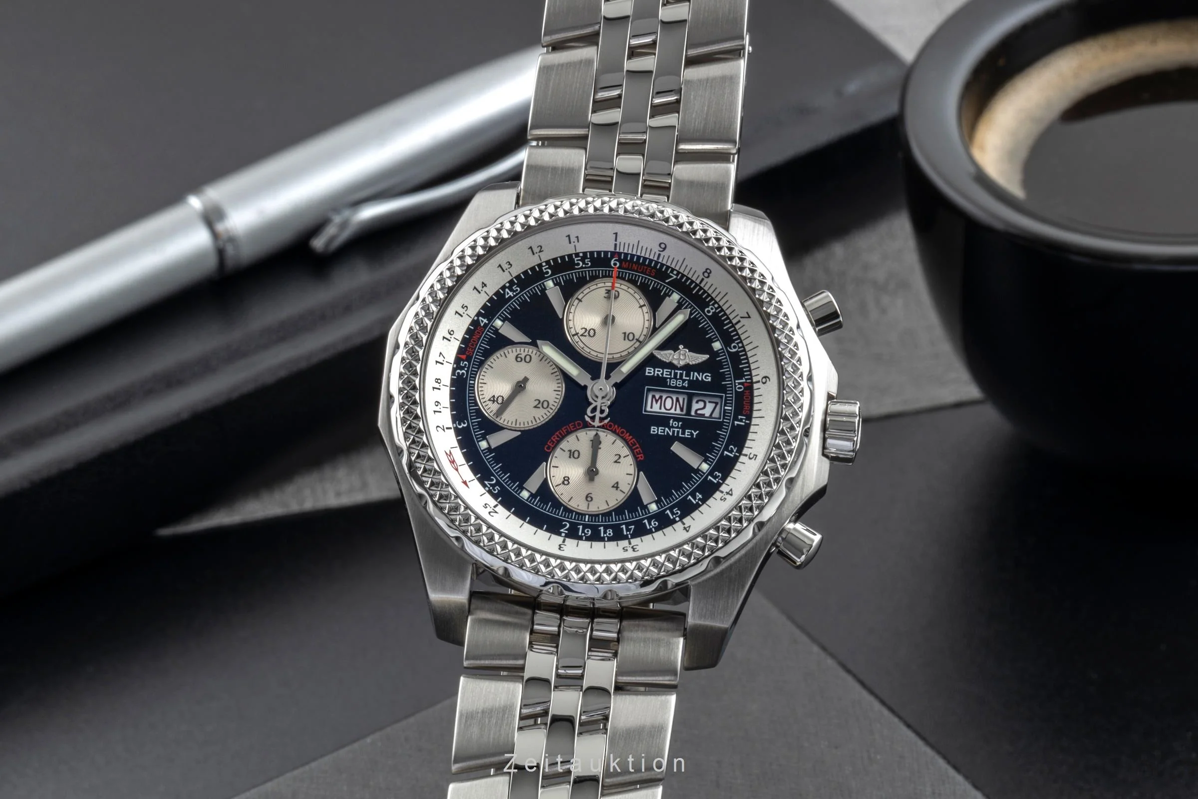 Breitling Bentley GT chronograph steel automatic men's watch A13362  [2507054] - Image 2