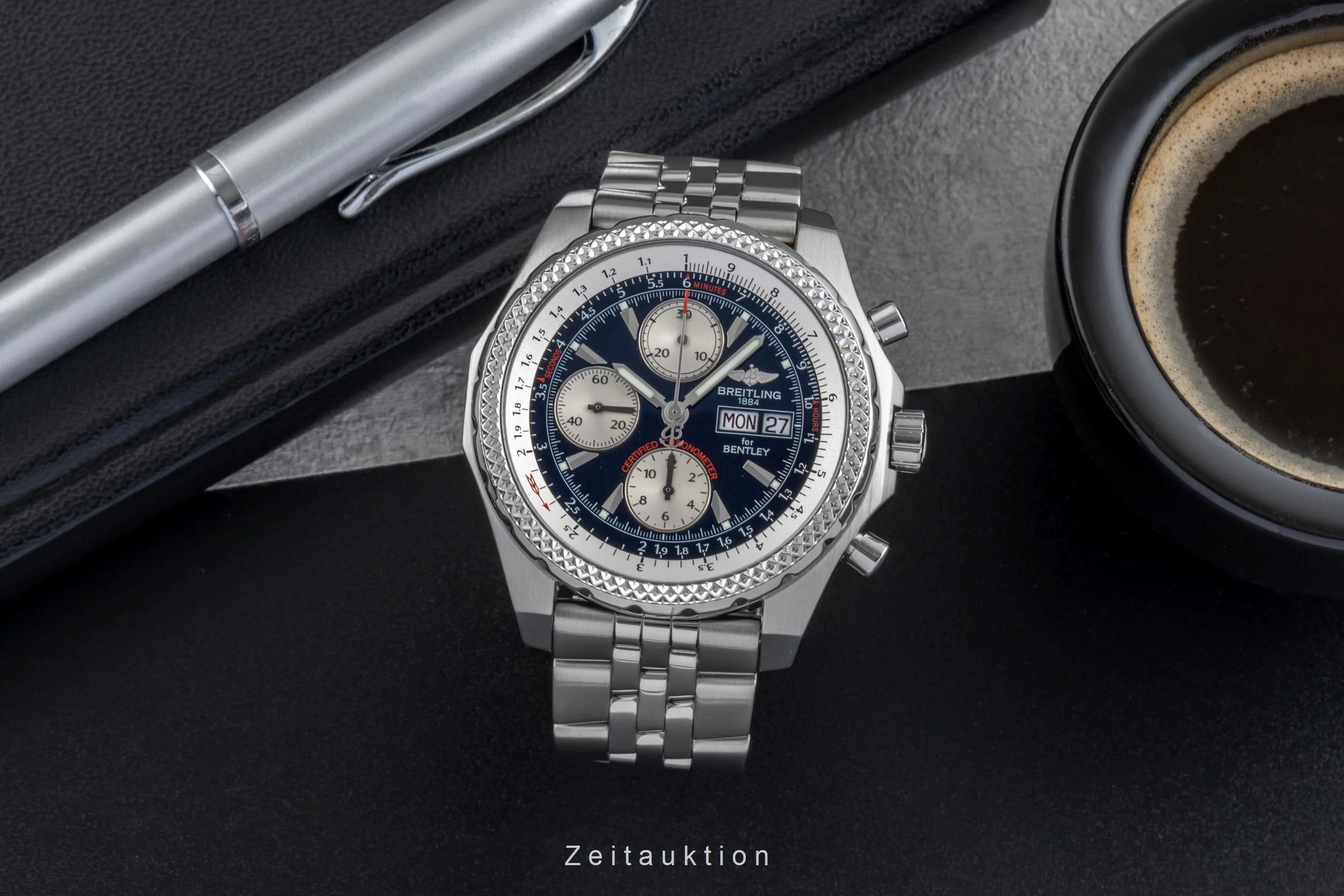 Breitling Bentley GT chronograph steel automatic men's watch A13362  [2507054] - Image 4