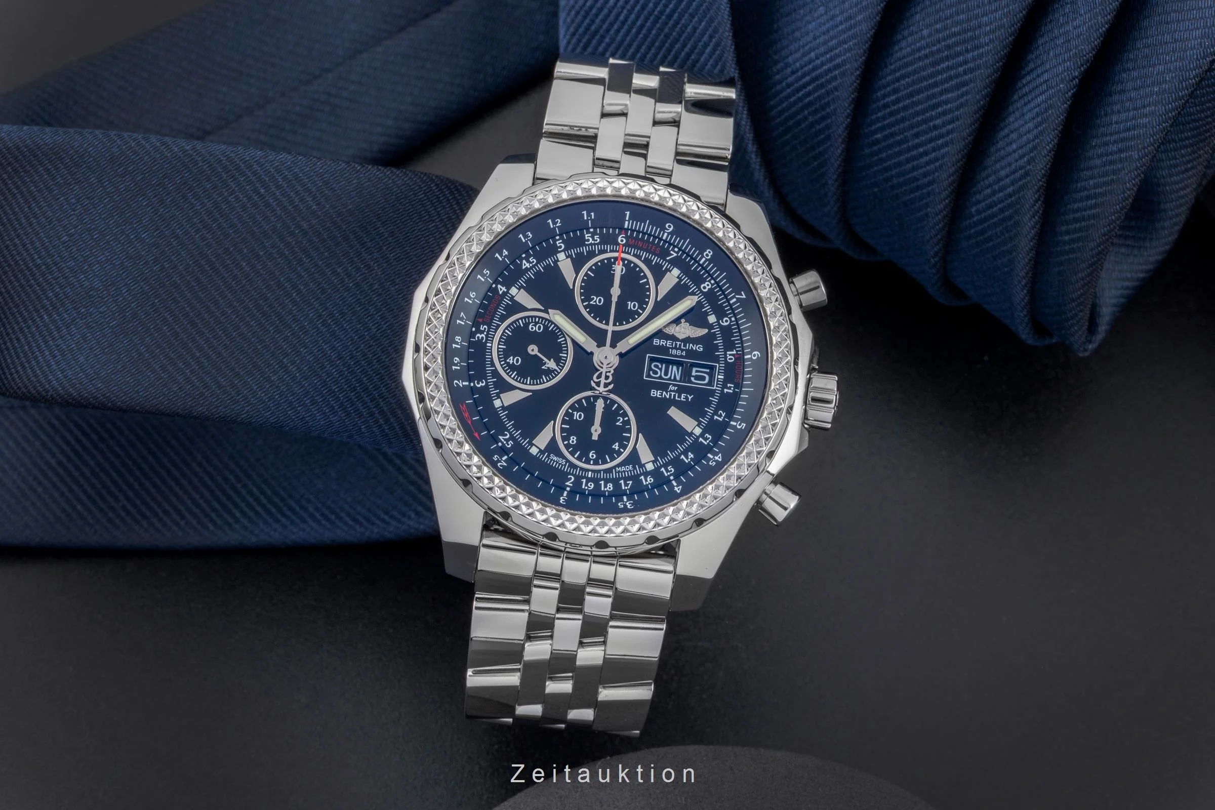 Breitling Bentley GT chronograph steel automatic men's watch A1336224/BB57  [2505986] - Image 4