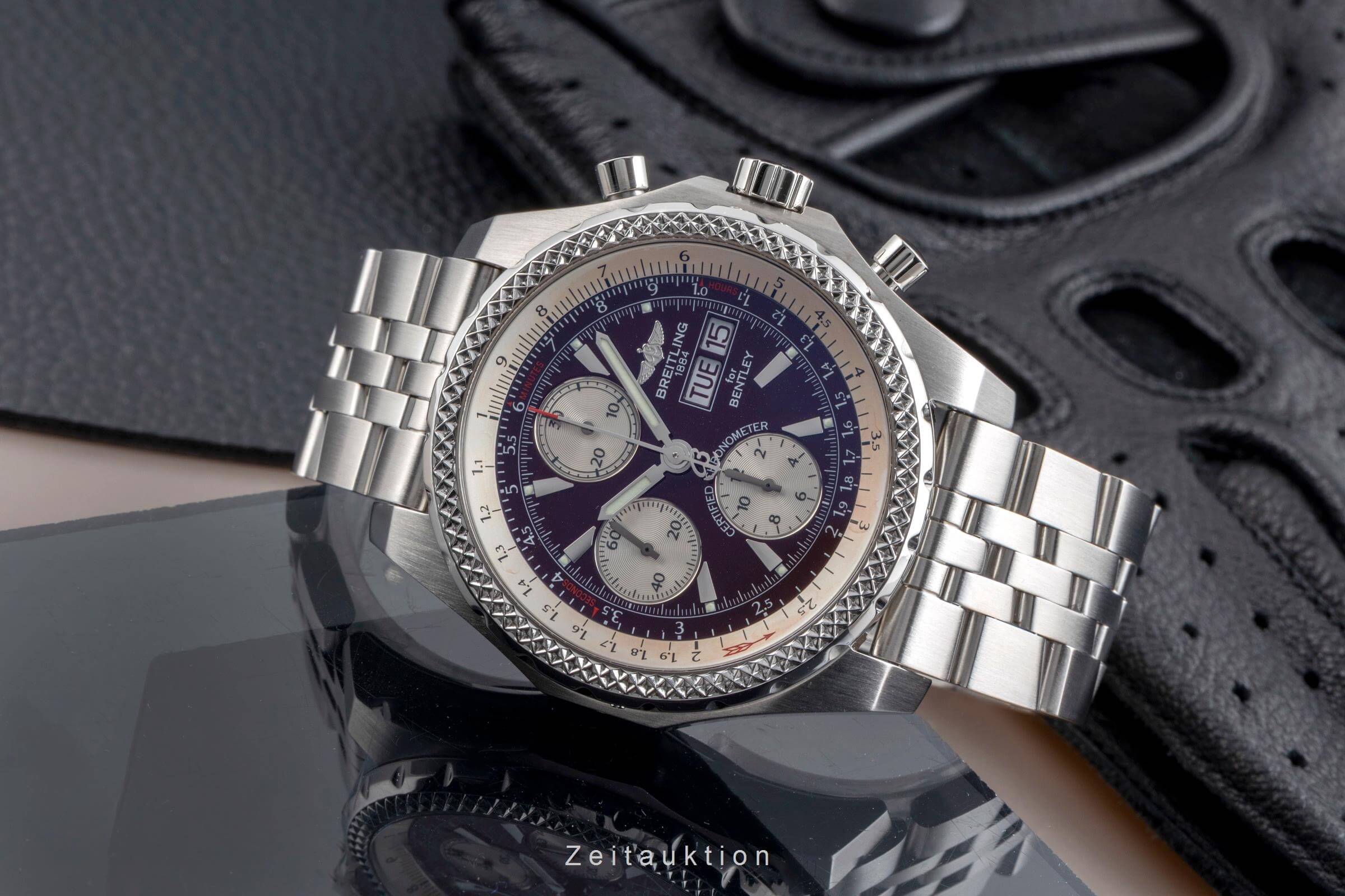 Breitling Bentley GT chronograph steel automatic men's watch A13363  [2502430] - Image 3