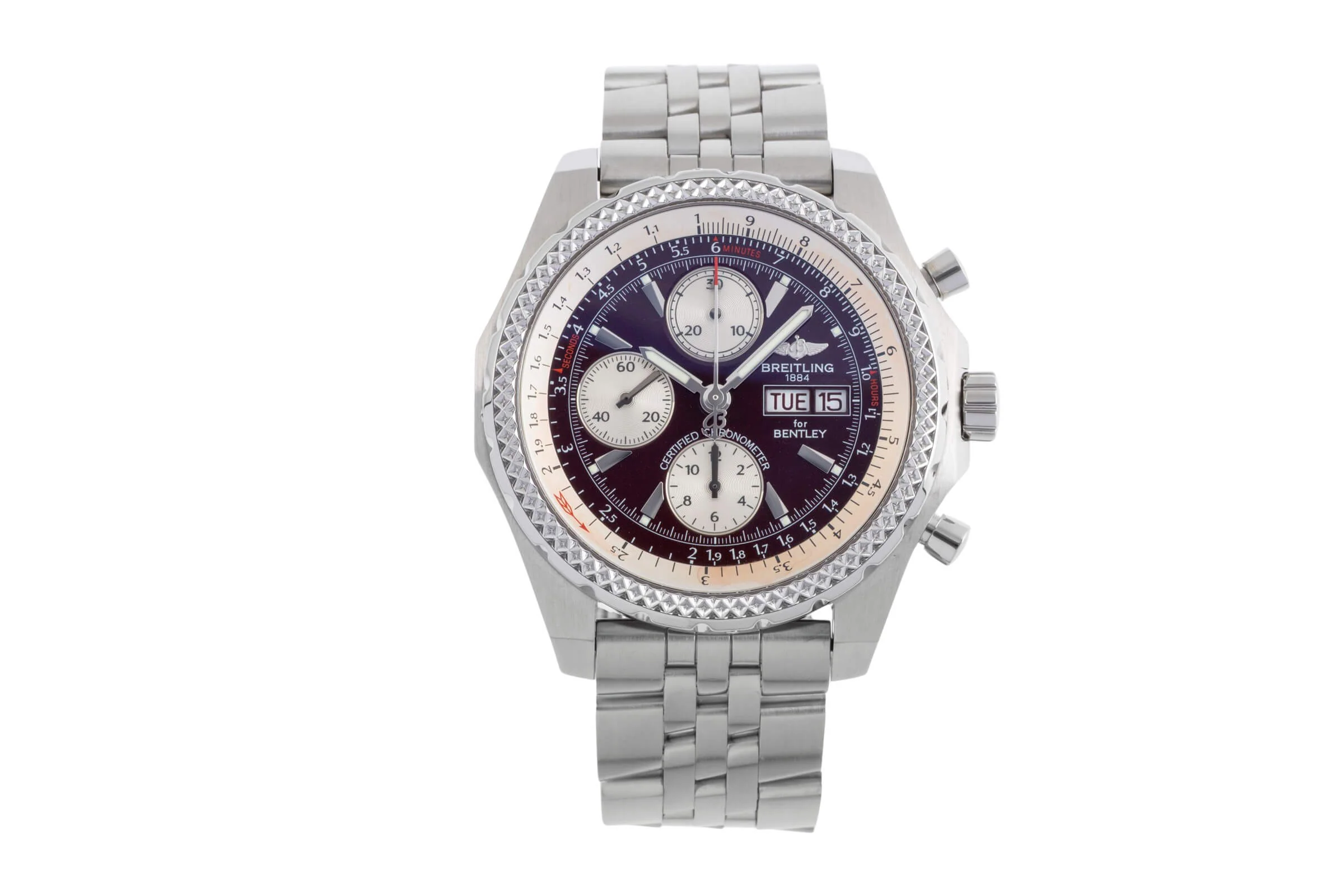 Breitling Bentley GT chronograph steel automatic men's watch A13363  [2502430] - Image 5