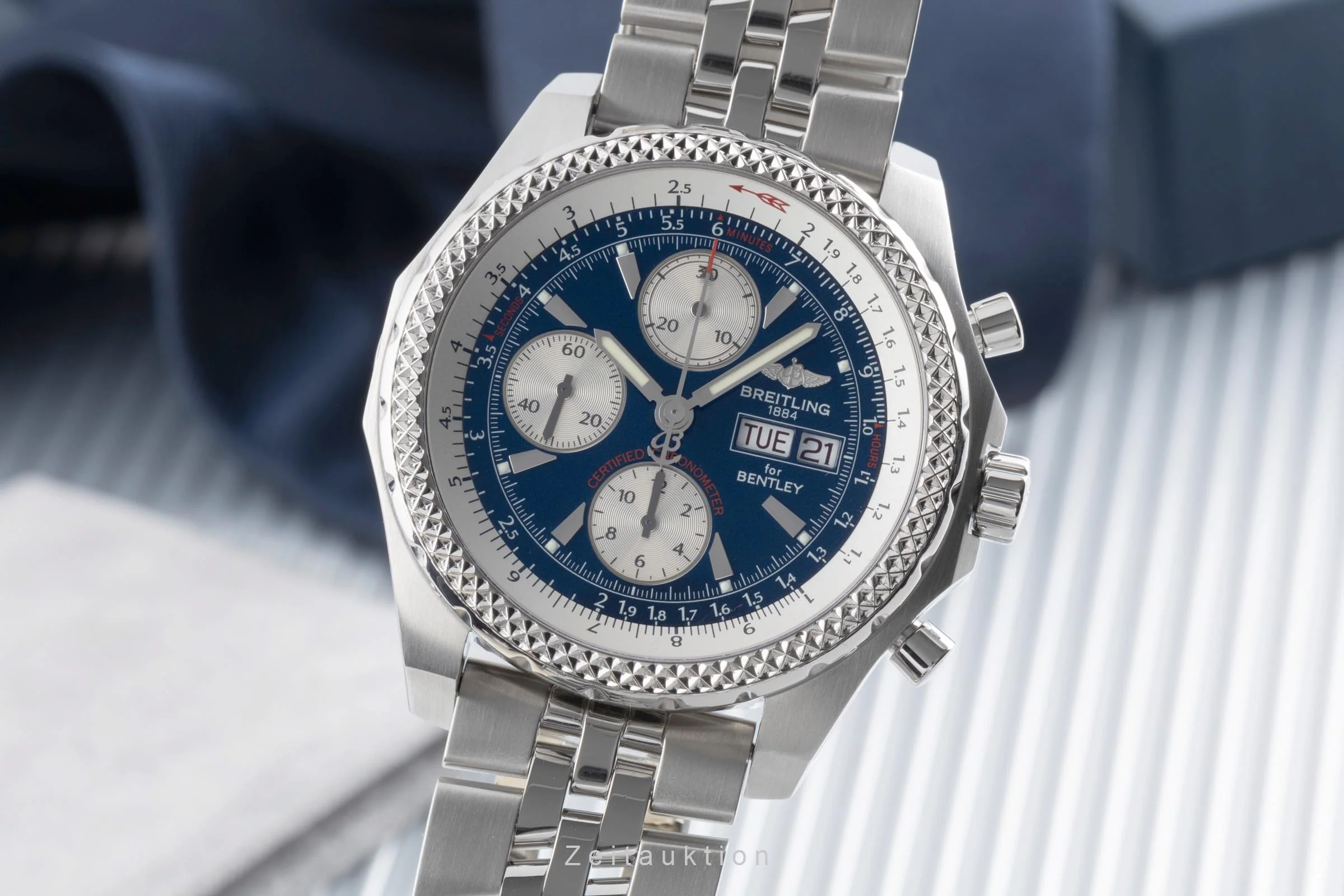 Breitling Bentley GT chronograph steel automatic men's watch A13363  [2503801] - Image 2
