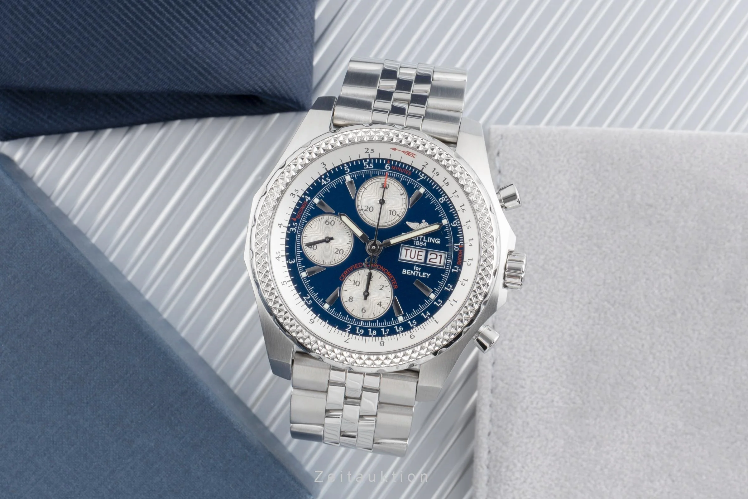 Breitling Bentley GT chronograph steel automatic men's watch A13363  [2503801] - Image 4
