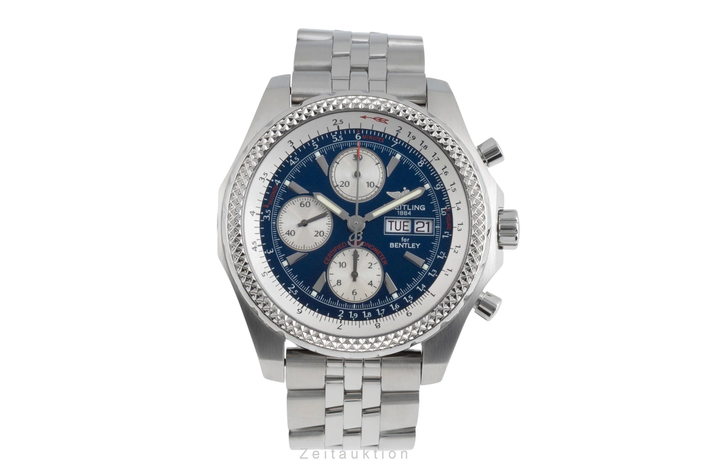 Breitling Bentley GT chronograph steel automatic men's watch A13363  [2503801] - Image 5