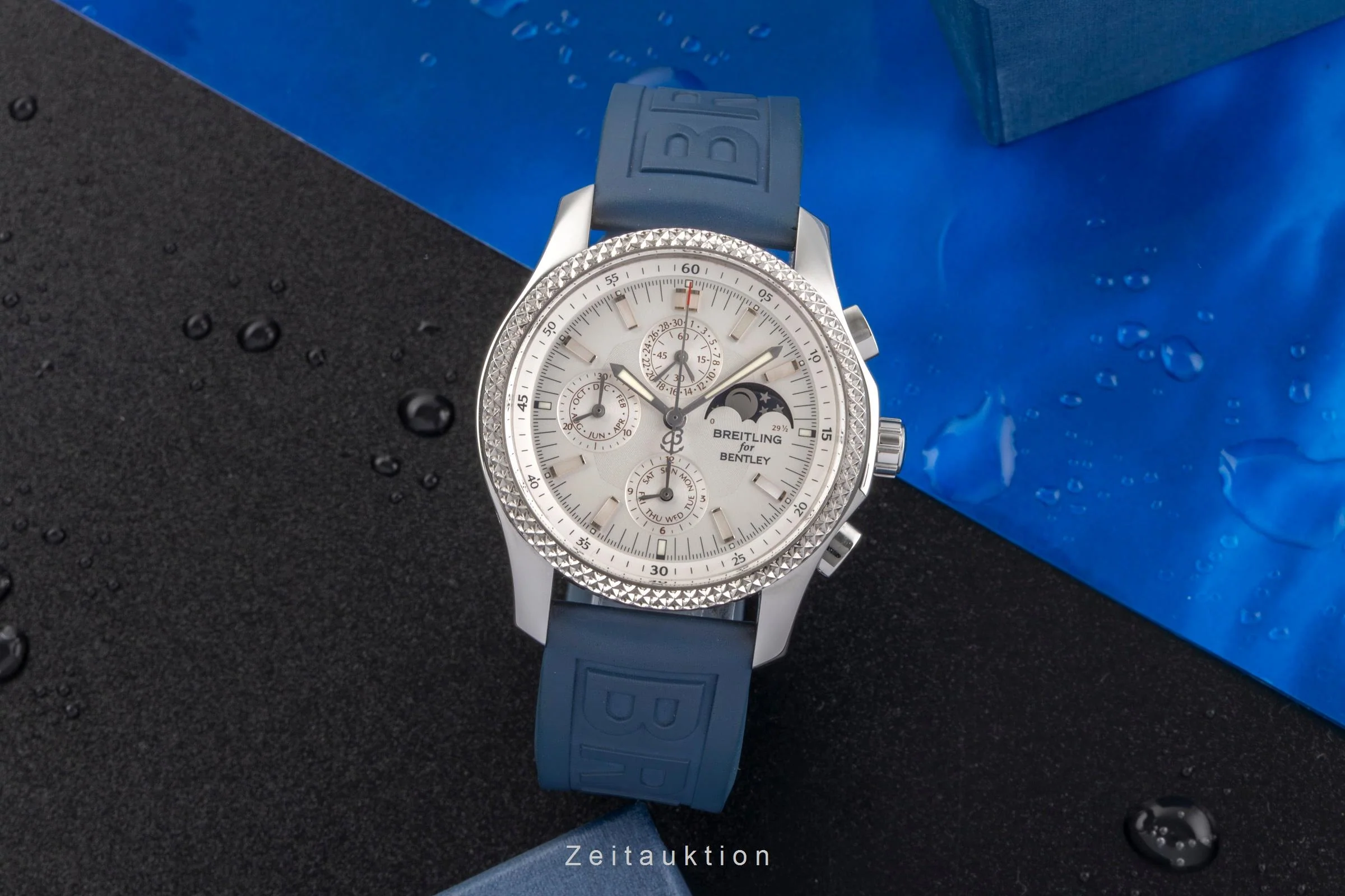 Breitling Bentley Mark VI chronograph steel / platinium automatic men's watch P19362  [2502158] - Image 4