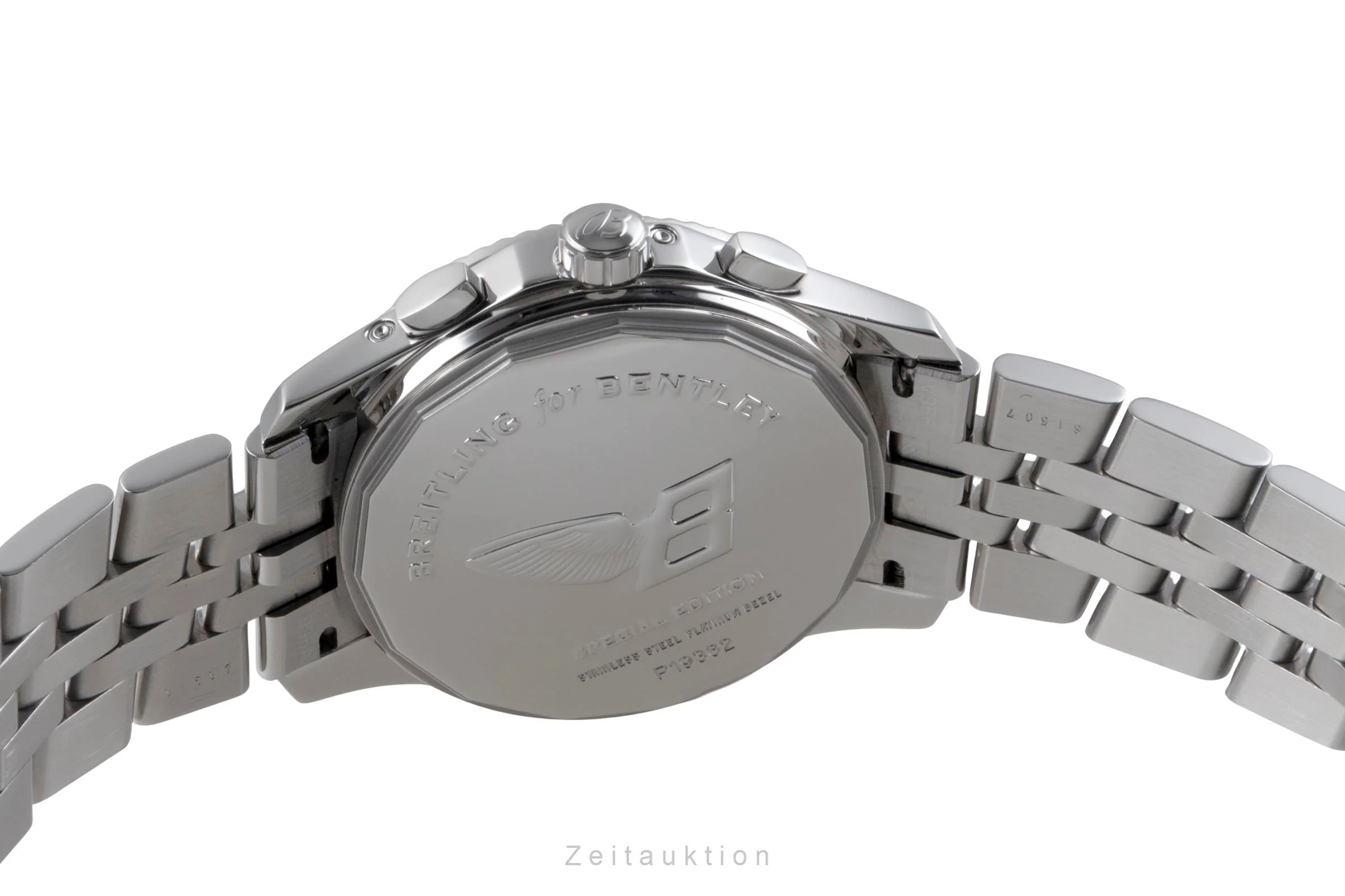Breitling Bentley Mark VI chronograph steel / platinium automatic men's watch P1936212/B977	  [2506179] - Image 12