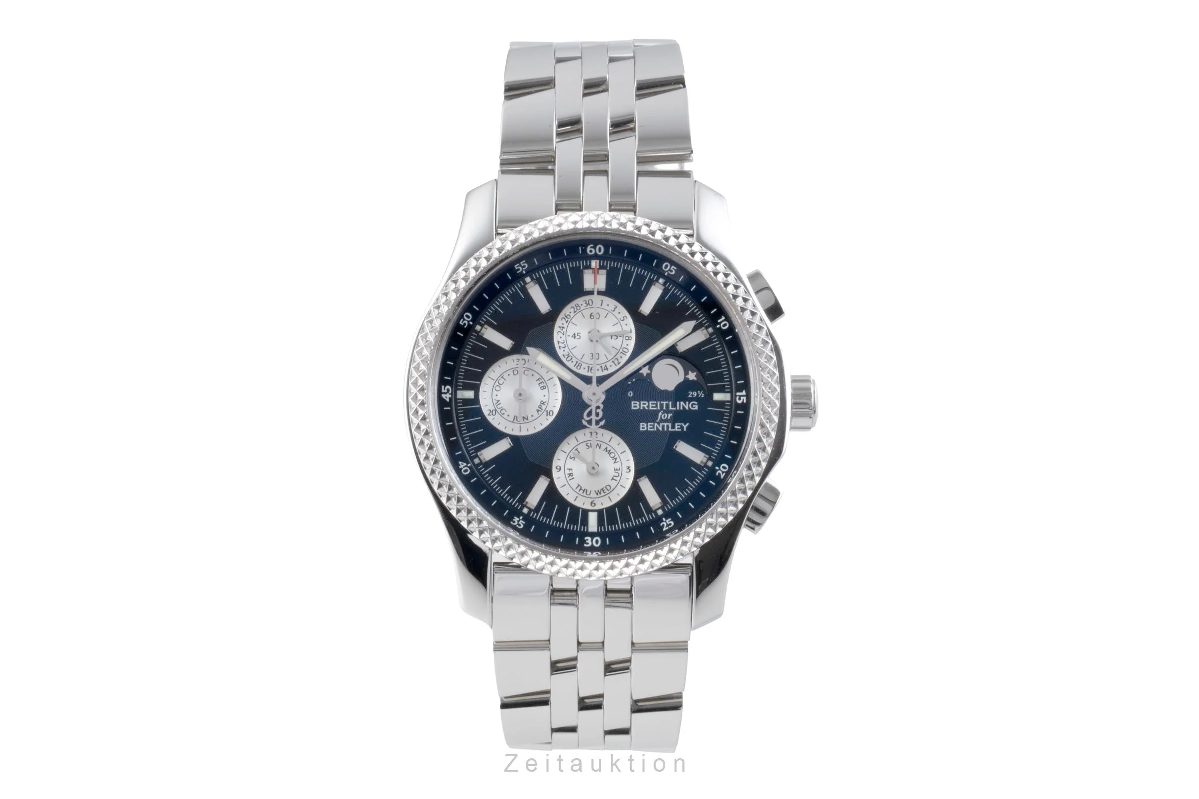 Breitling Bentley Mark VI chronograph steel / platinium automatic men's watch P1936212/B977	  [2506179] - Image 5