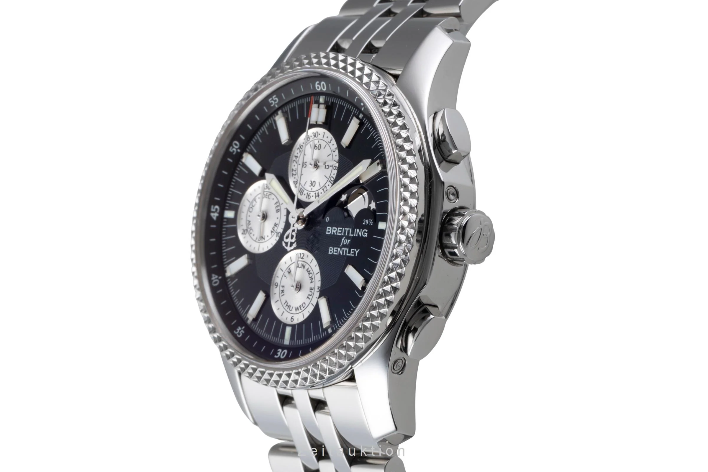 Breitling Bentley Mark VI chronograph steel / platinium automatic men's watch P1936212/B977	  [2506179] - Image 7