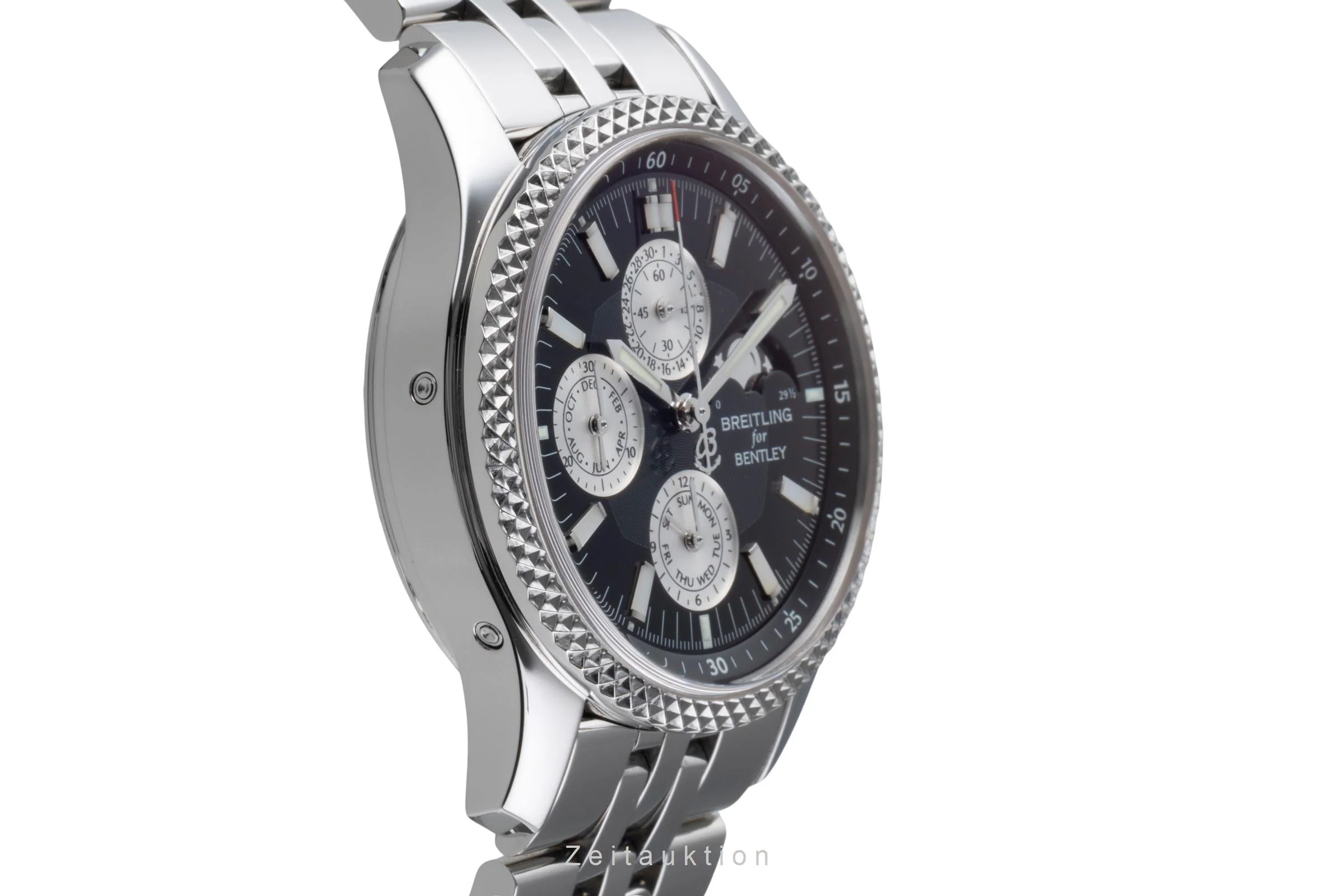 Breitling Bentley Mark VI chronograph steel / platinium automatic men's watch P1936212/B977	  [2506179] - Image 8