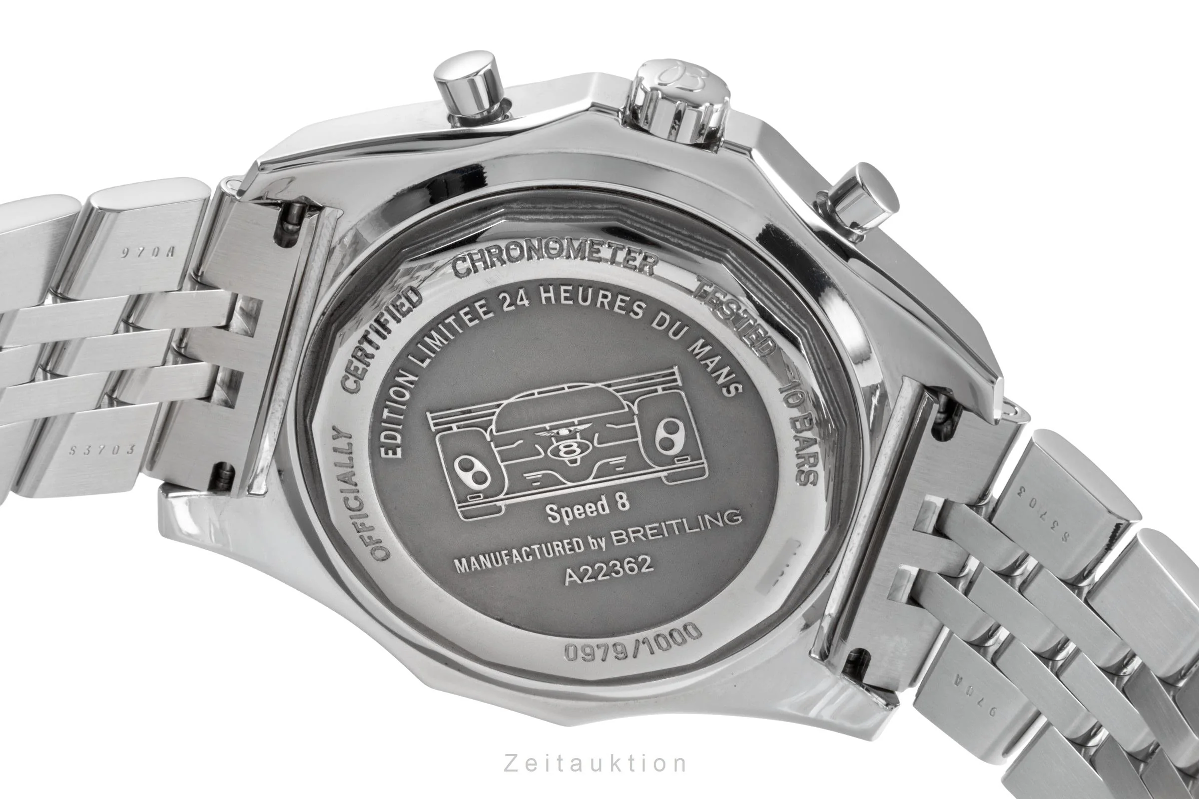 Breitling Bentley Motors chronograph steel automatic men's watch A22362-305 Limited  [2505288] - Image 11