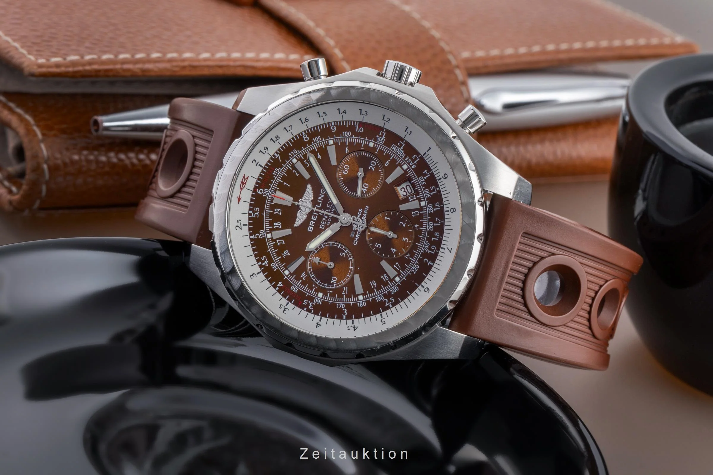 Breitling Bentley Motors chronograph steel automatic men's watch A25363  [2502784] - Image 3