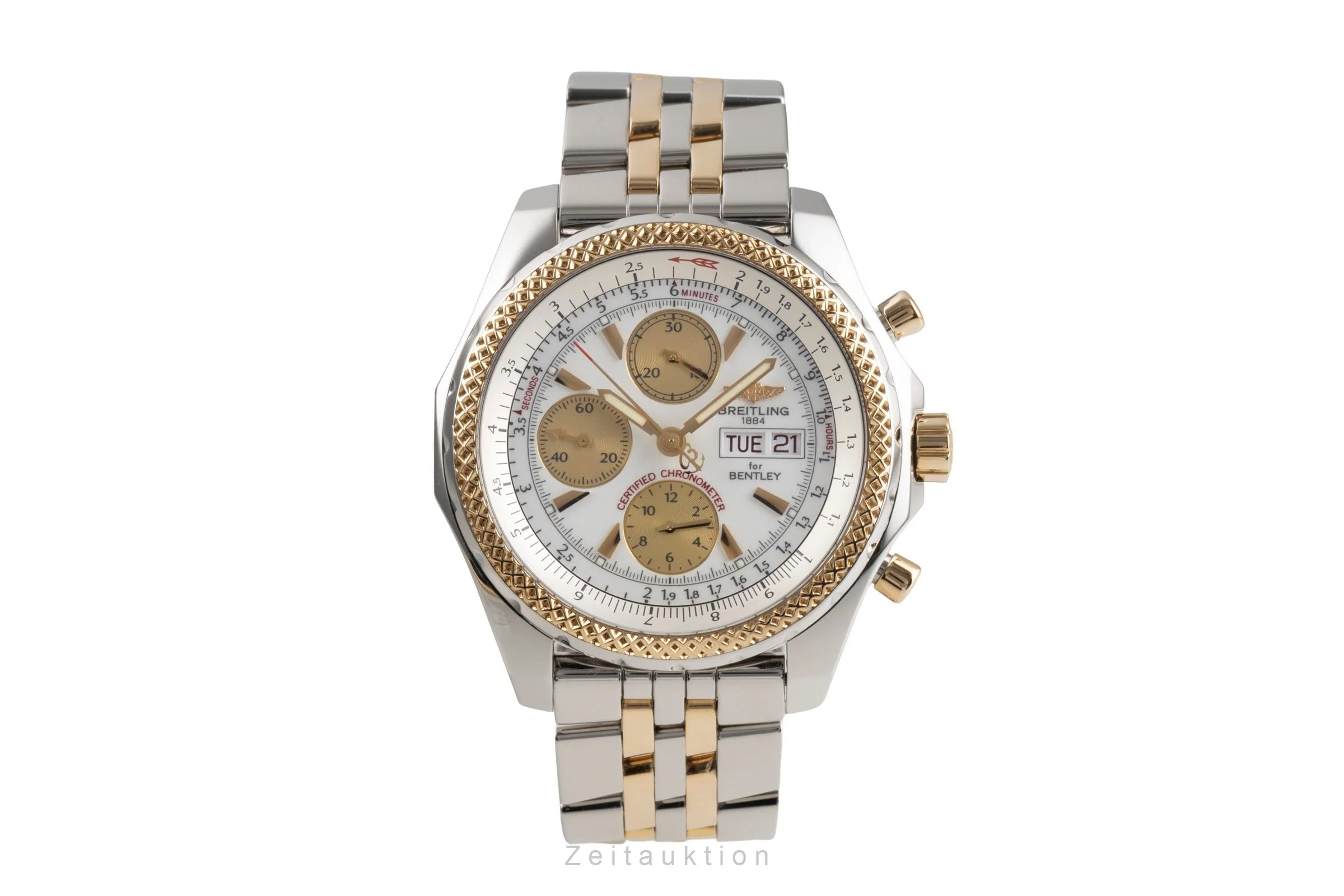 Breitling Bentley Motors chronograph steel / gold automatic men's watch D13362  [2503449] - Image 5