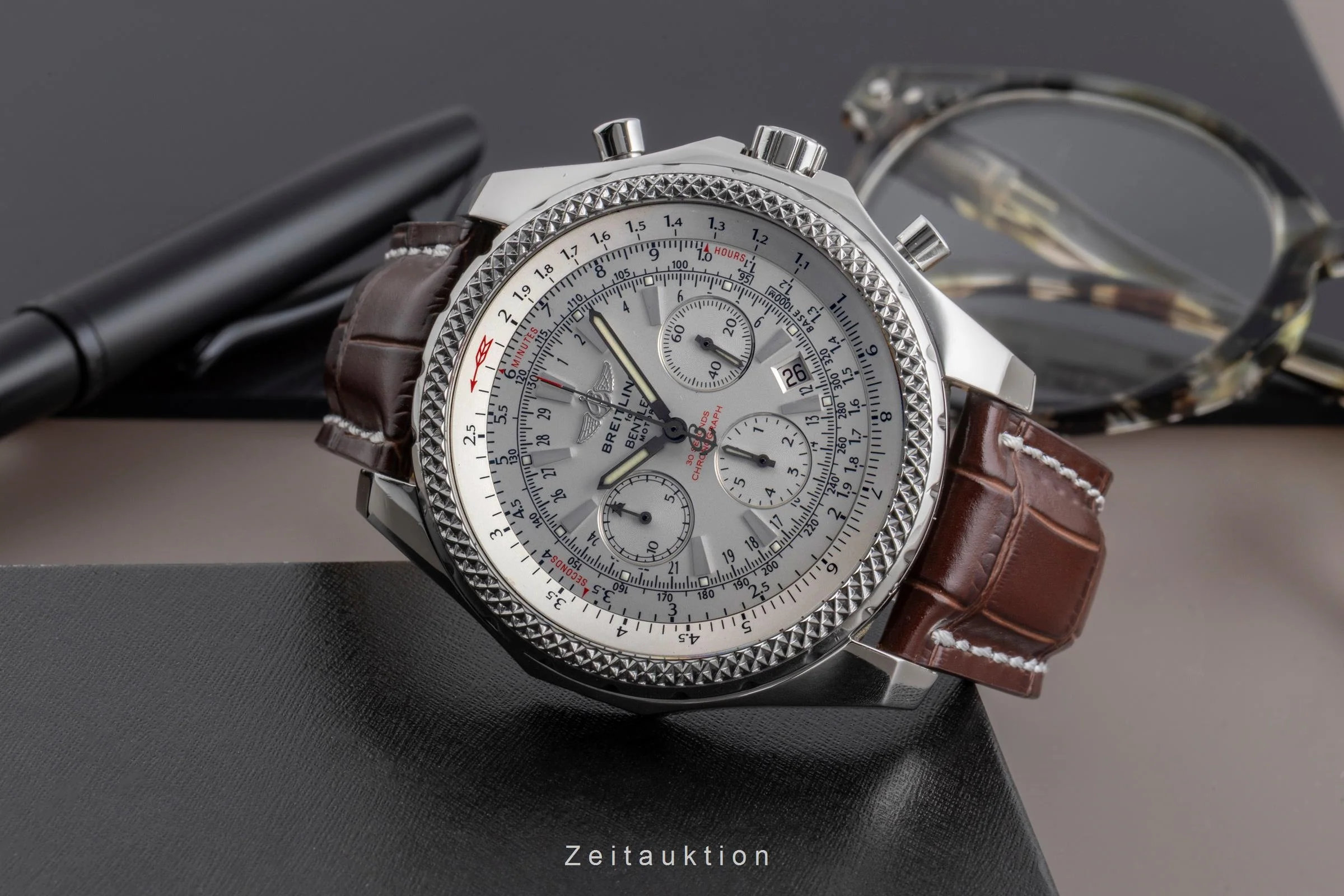 Breitling Bentley Motors chronograph steel / titanium automatic men's watch A25362  [2502673] - Image 3