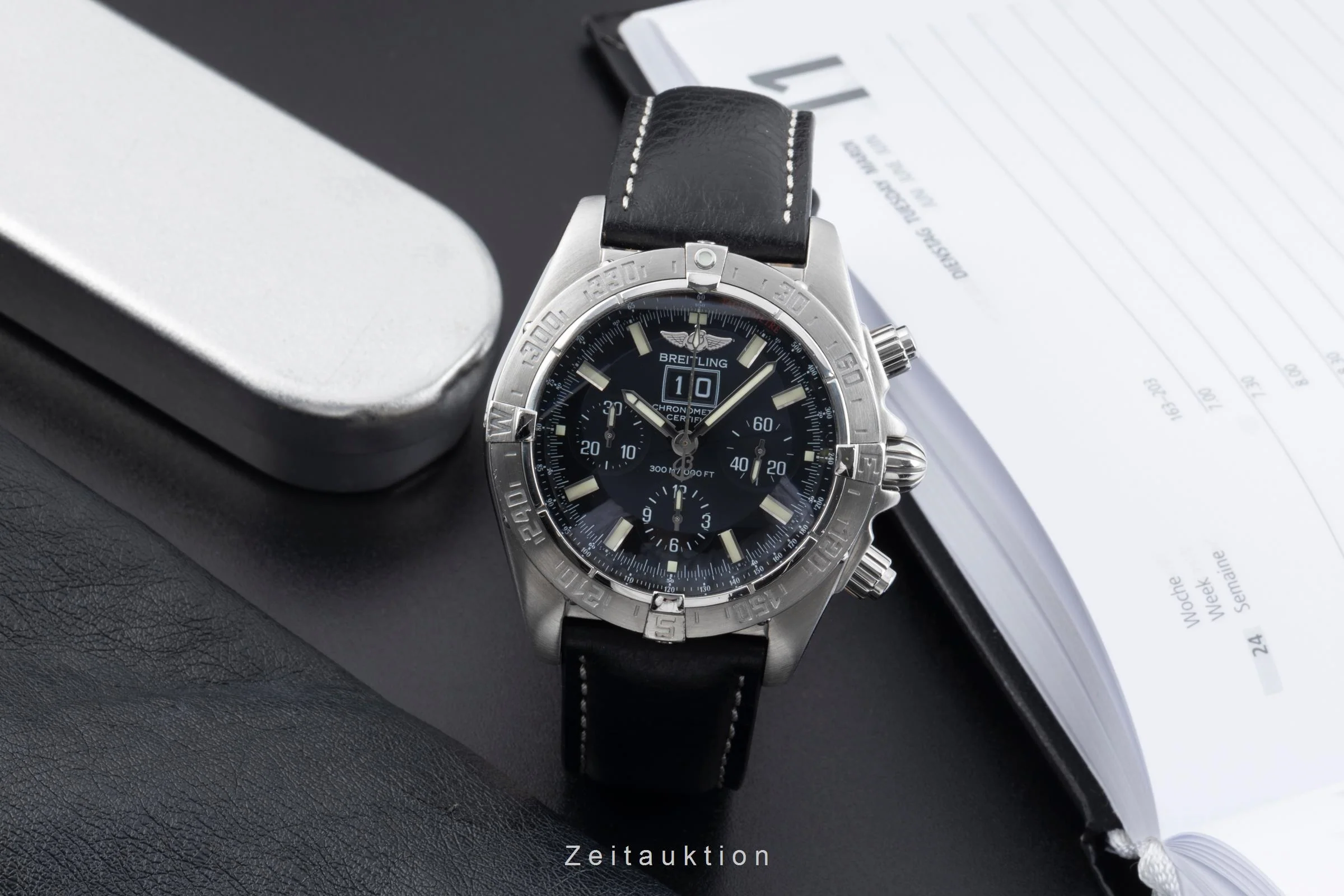 Breitling Blackbird chronograph steel automatic men's watch A44359  [2504493] - Image 4