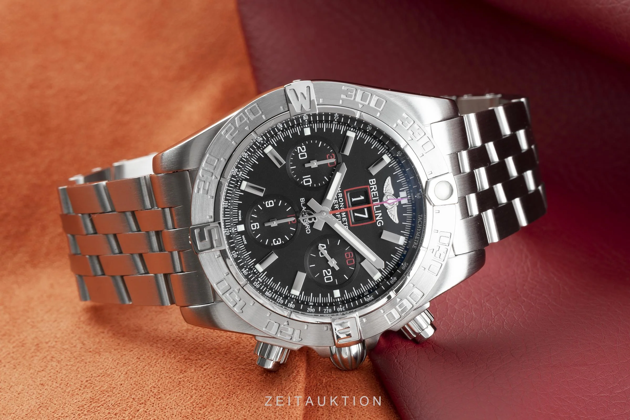Breitling Blackbird chronograph steel automatic men's watch A44360  [2104375] - Image 2