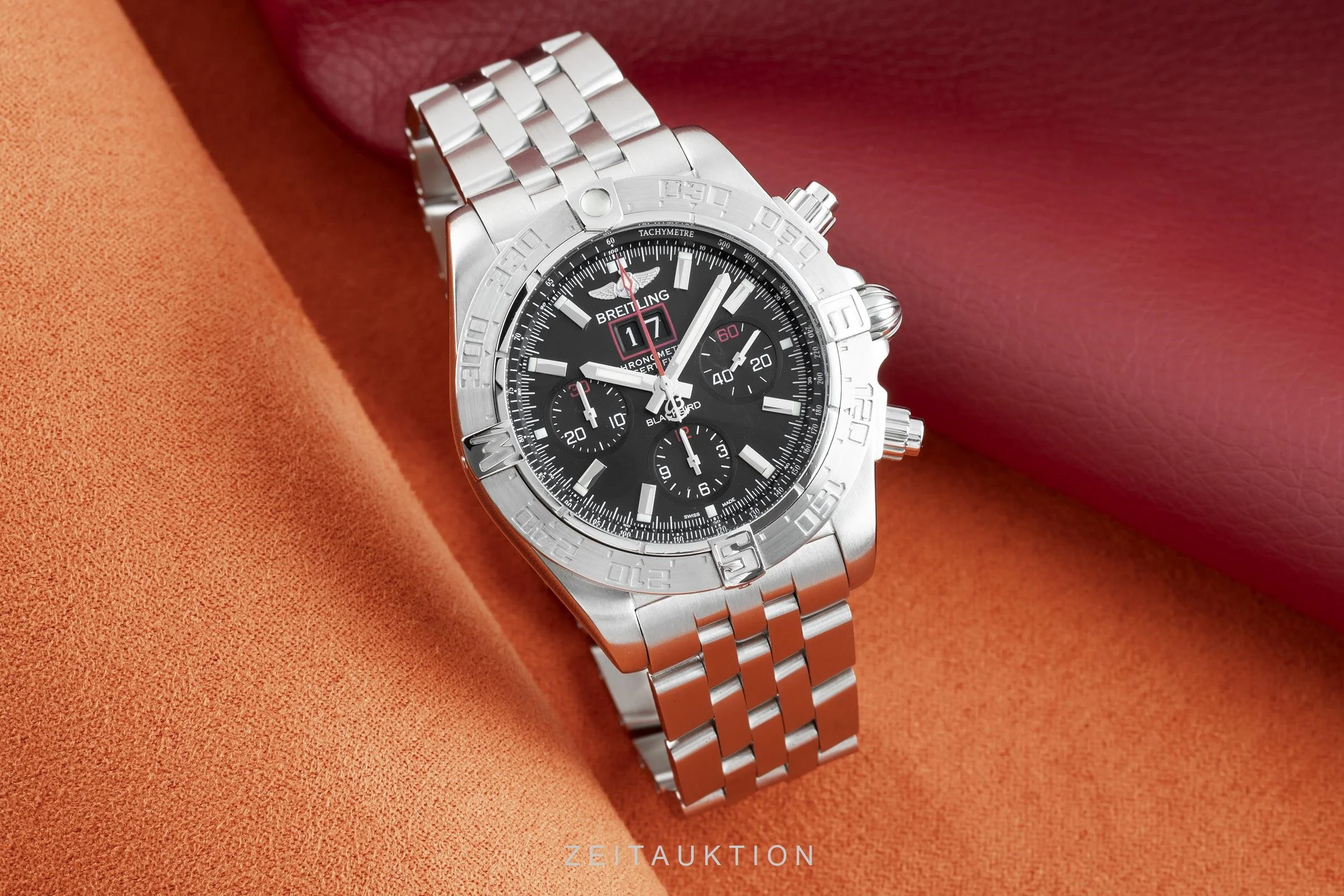 Breitling Blackbird chronograph steel automatic men's watch A44360  [2104375] - Image 3
