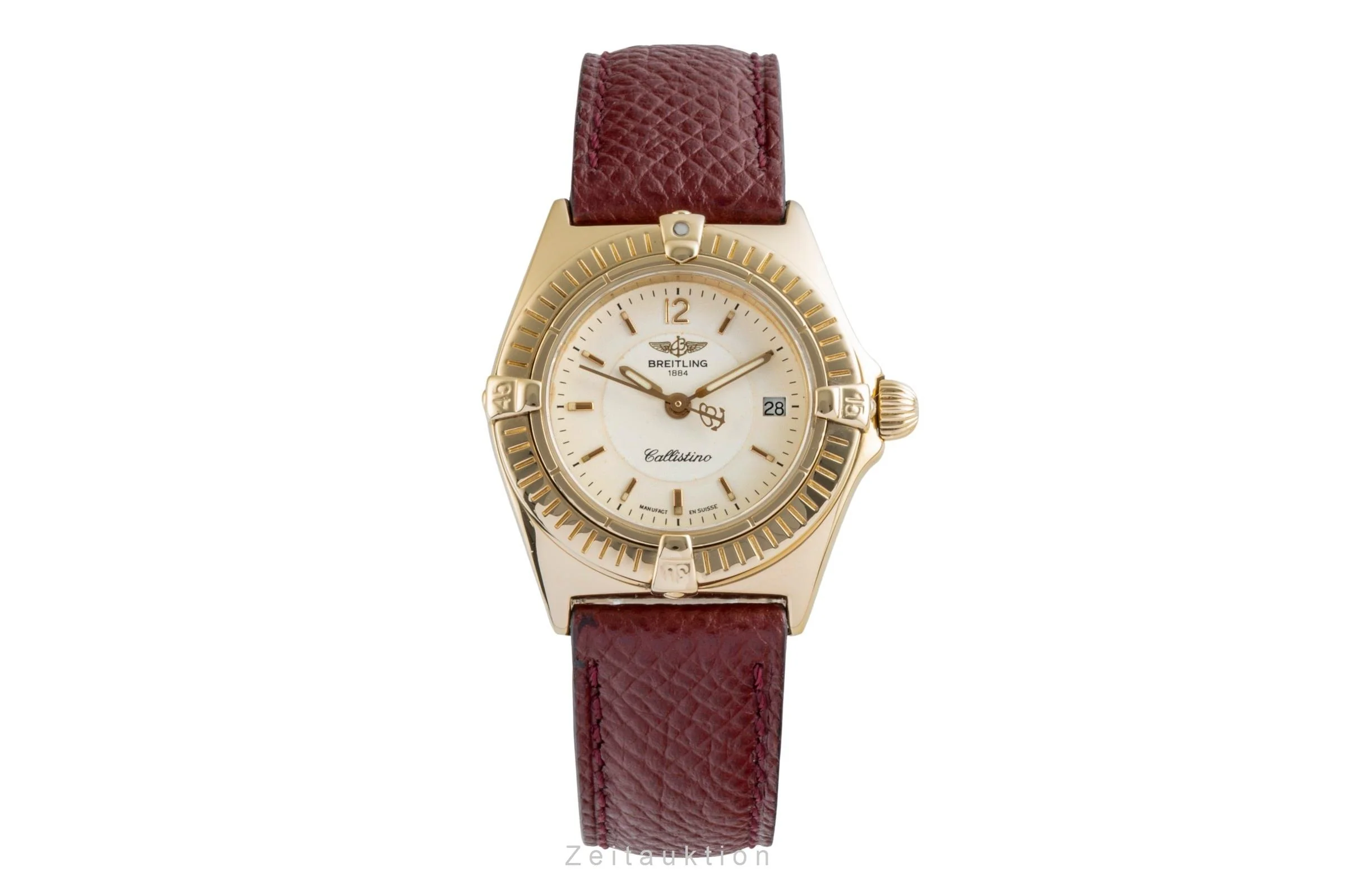 Breitling Callistino 18 ct gold quartz women's watch K52043  [2505562] - Image 5