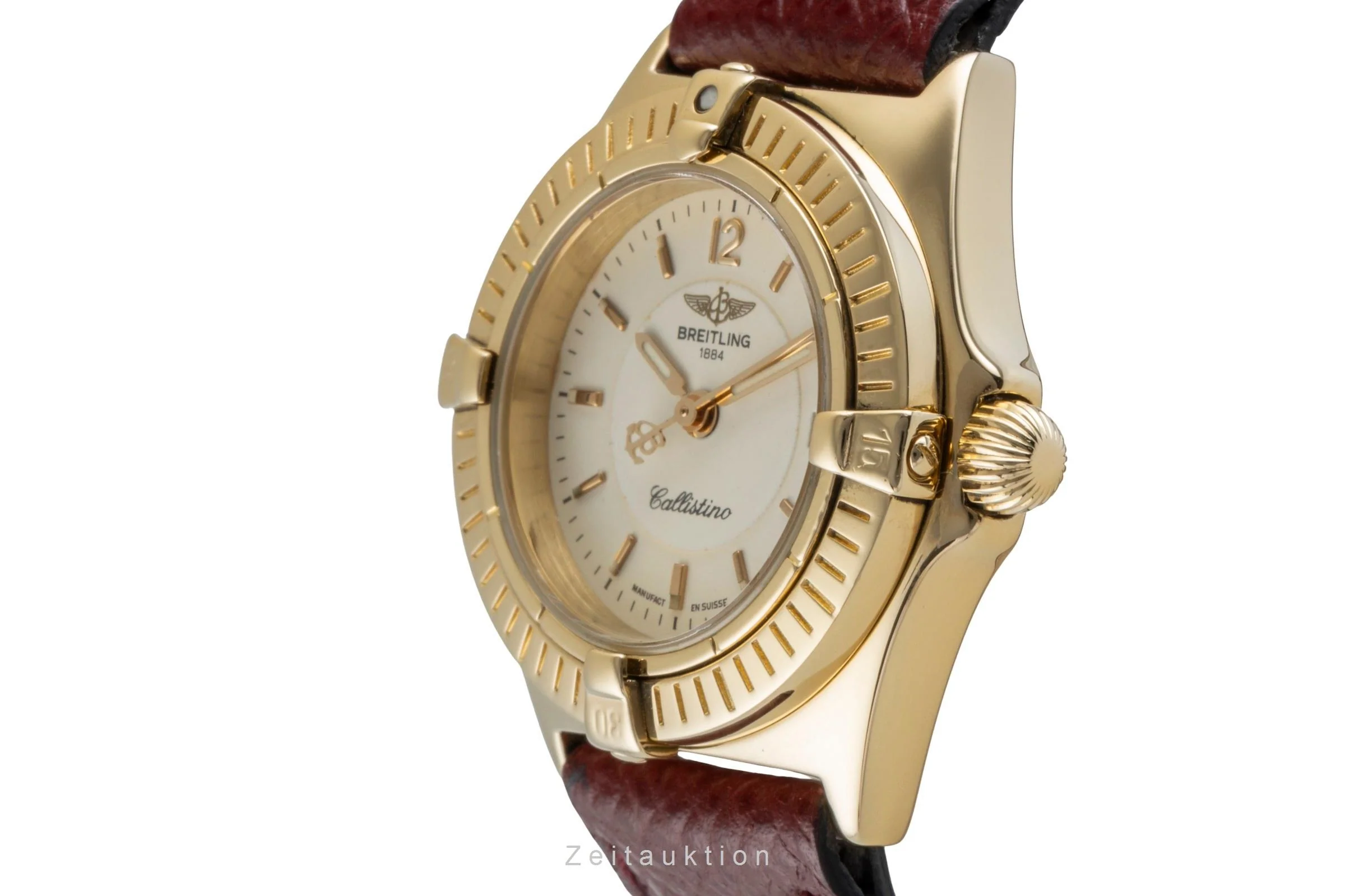 Breitling Callistino 18 ct gold quartz women's watch K52043  [2505562] - Image 7