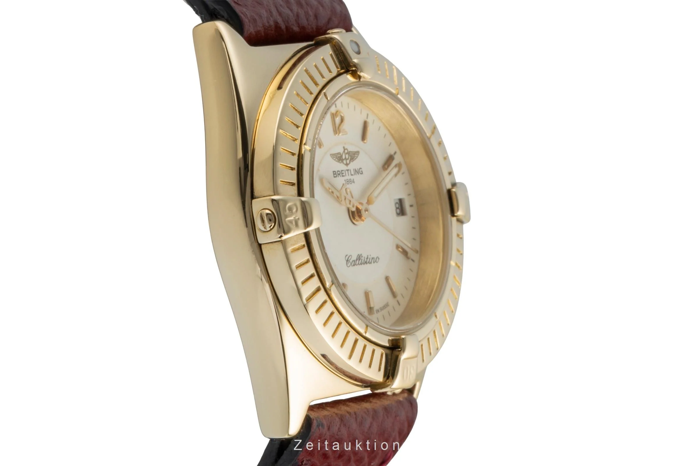 Breitling Callistino 18 ct gold quartz women's watch K52043  [2505562] - Image 8