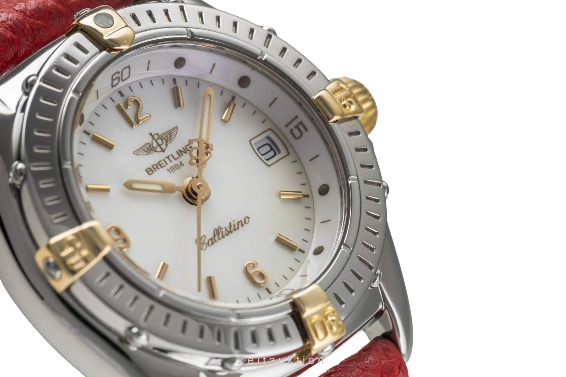 Breitling Callistino steel / gold quartz women's watch B52045  [2405340] - Image 12