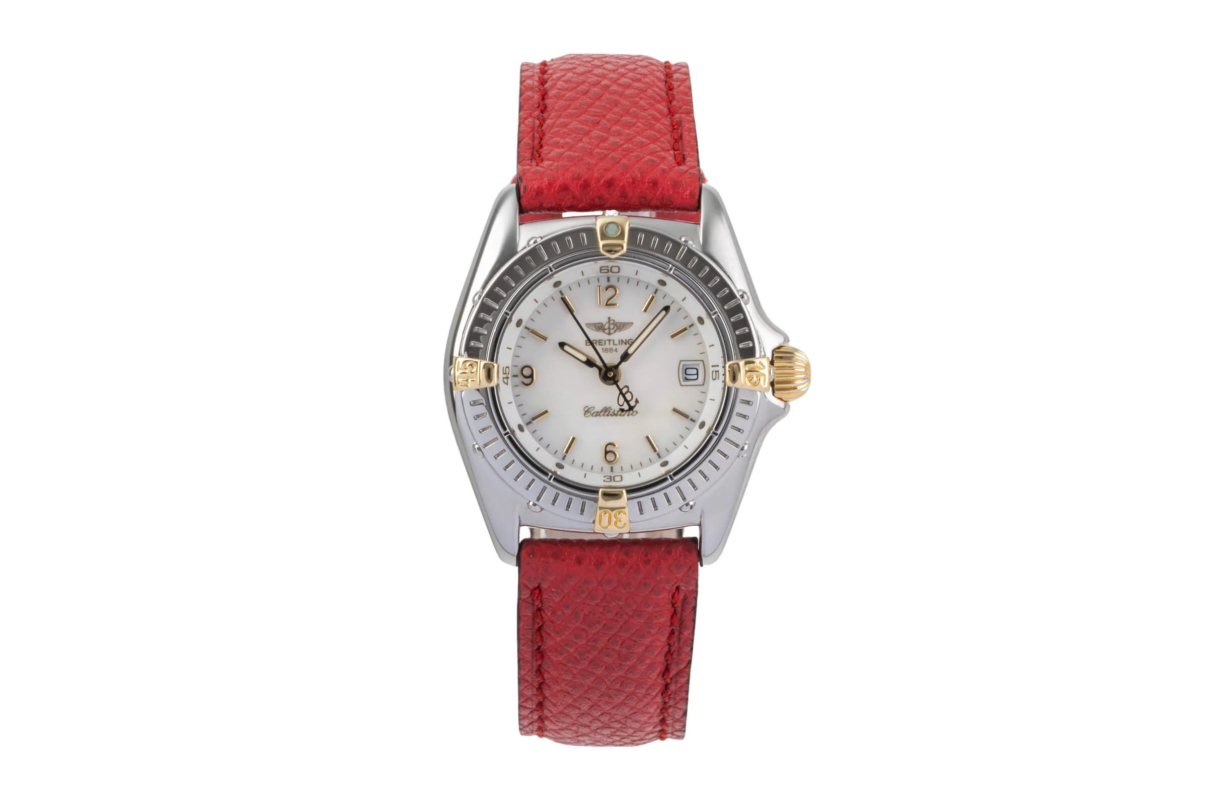 Breitling Callistino steel / gold quartz women's watch B52045  [2405340] - Image 5
