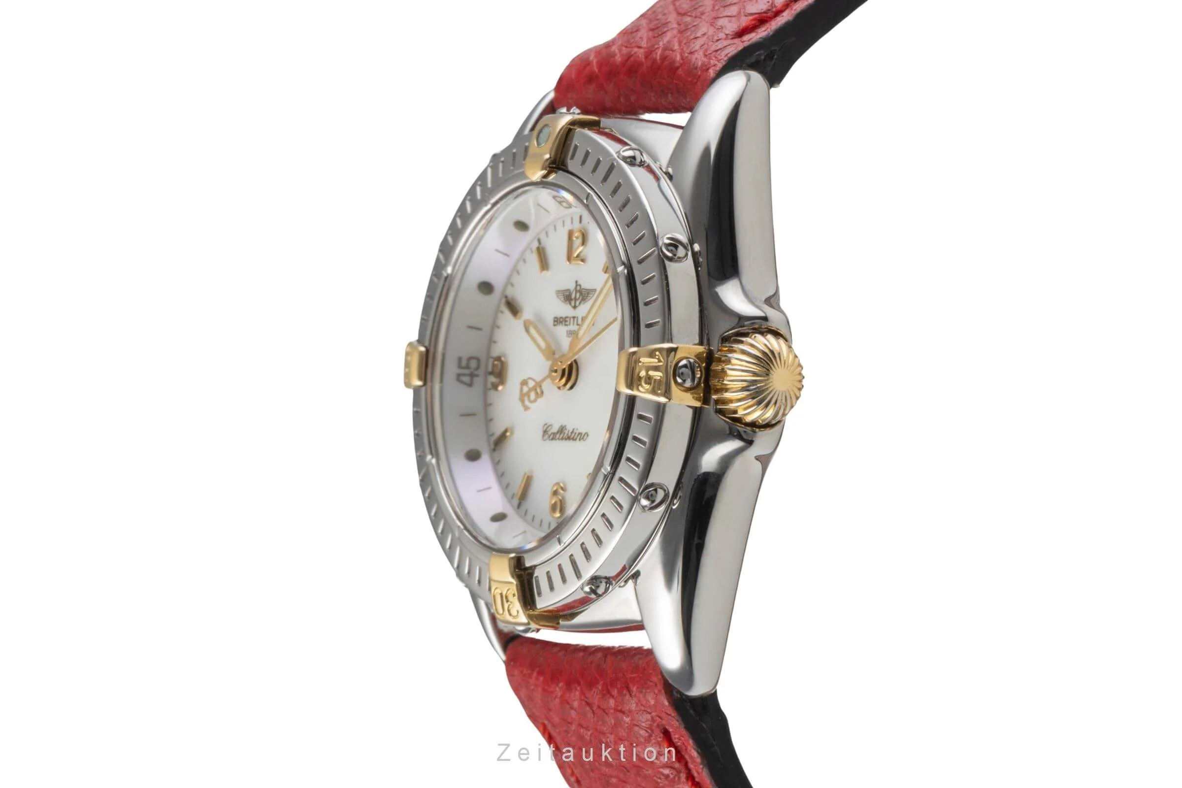 Breitling Callistino steel / gold quartz women's watch B52045  [2405340] - Image 7