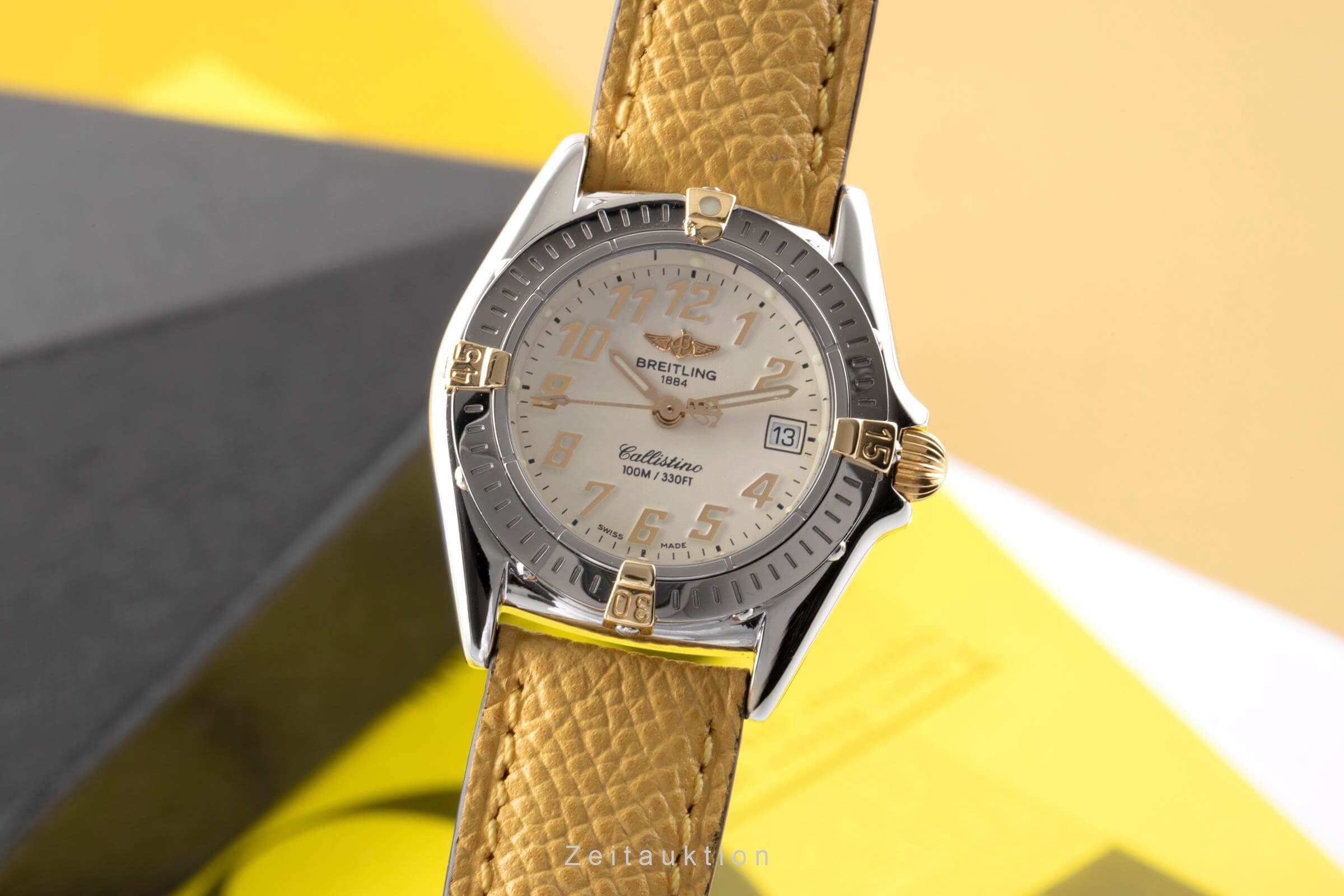 Breitling Callistino steel / gold quartz women's watch B52345  [2500352] - Image 2
