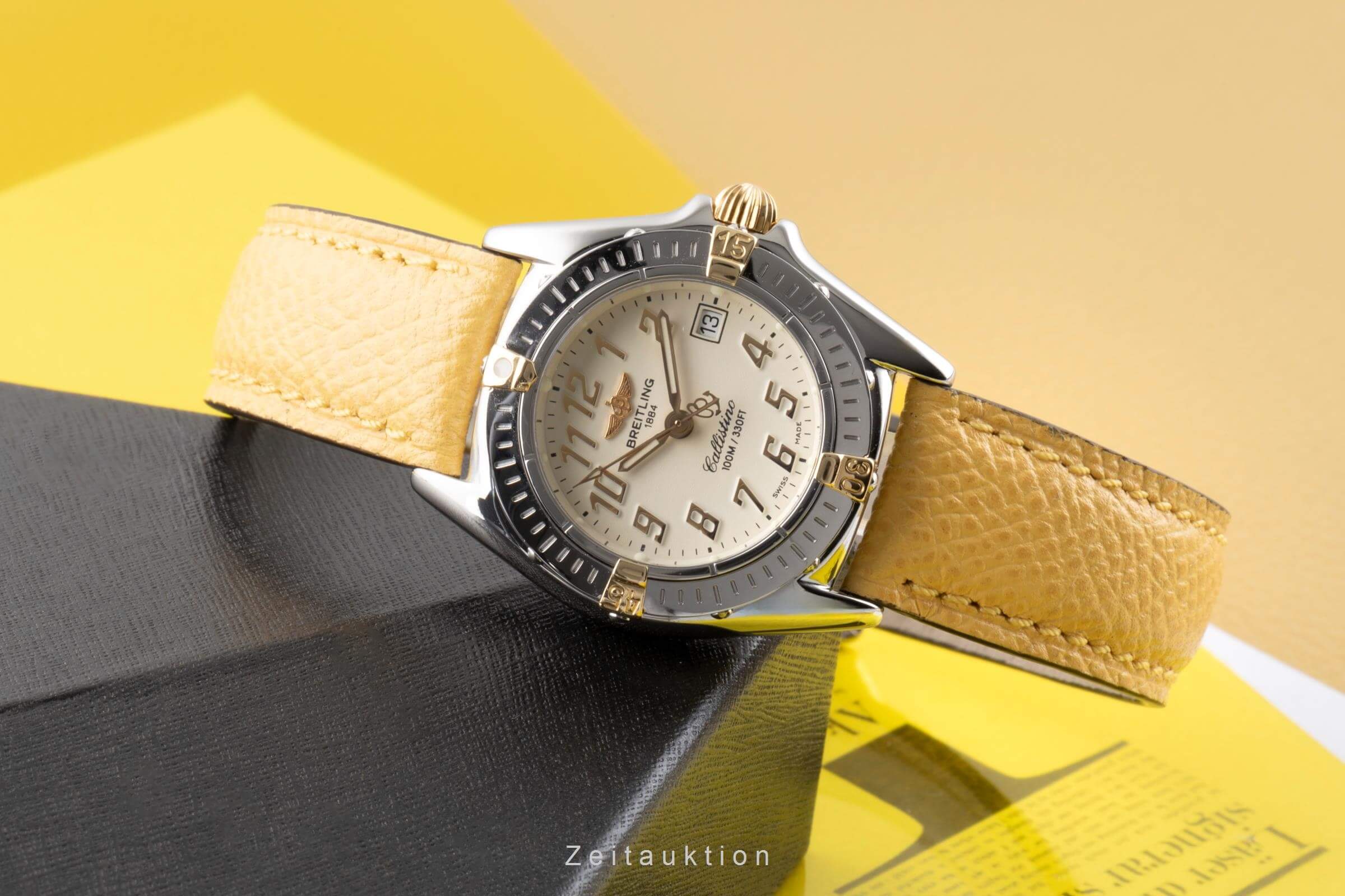 Breitling Callistino steel / gold quartz women's watch B52345  [2500352] - Image 3