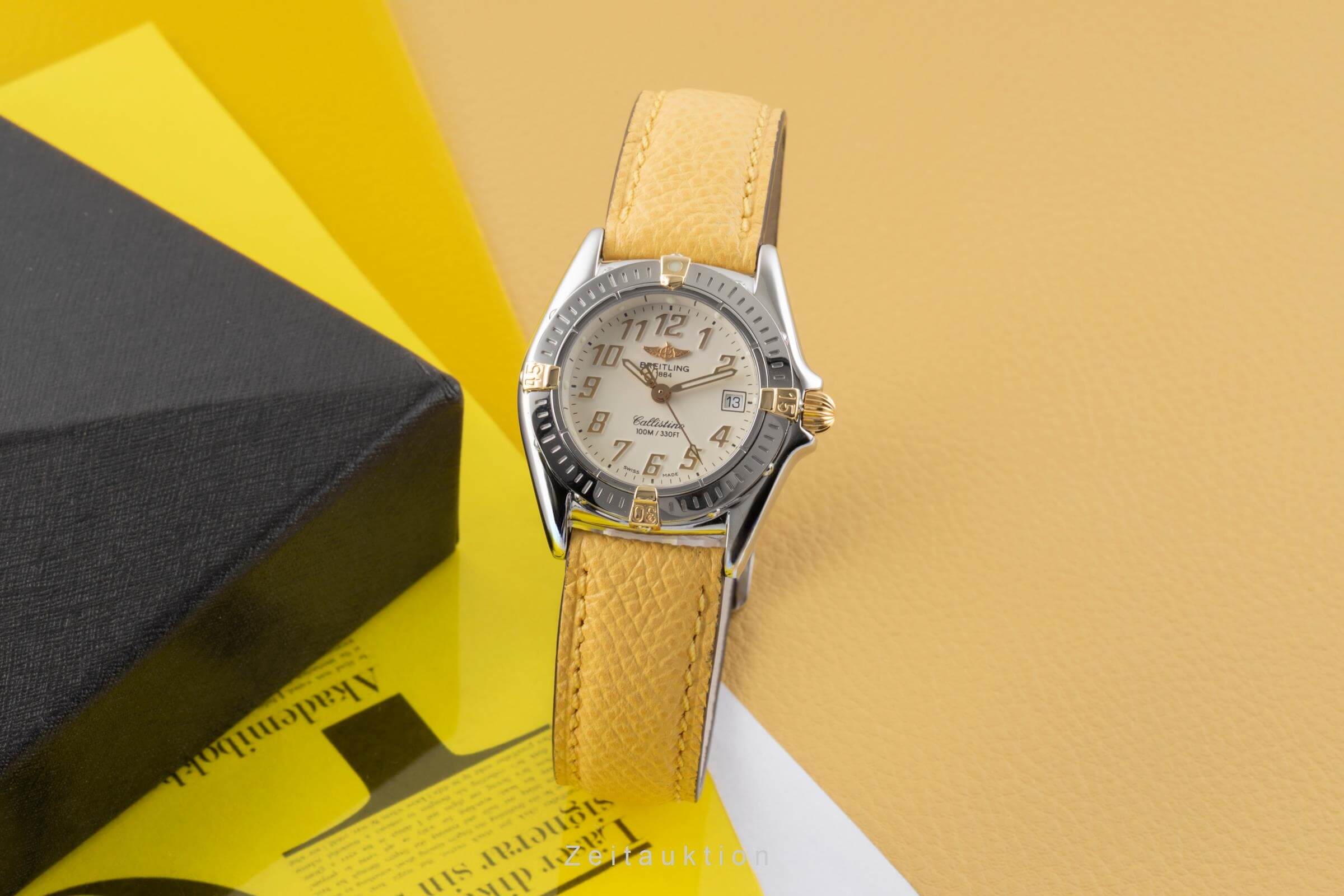 Breitling Callistino steel / gold quartz women's watch B52345  [2500352] - Image 4