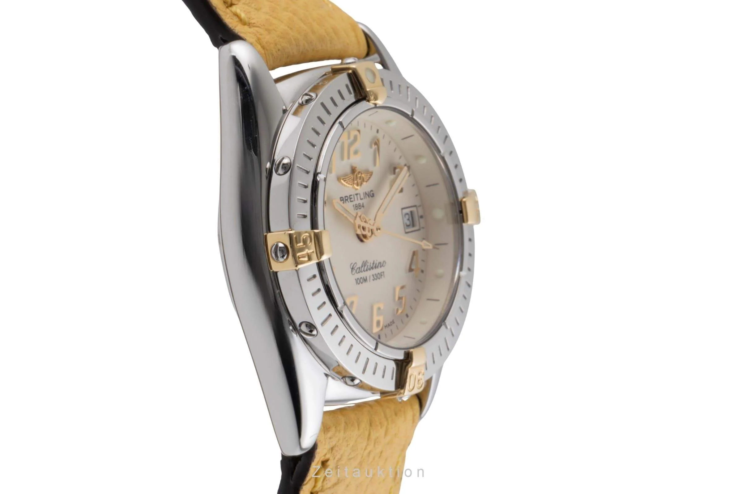 Breitling Callistino steel / gold quartz women's watch B52345  [2500352] - Image 8