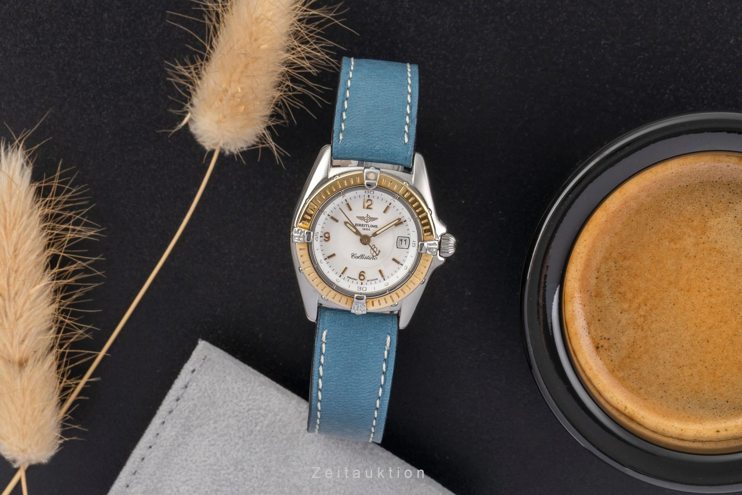 Breitling Callistino steel / gold quartz women's watch D52045  [2502198] - Image 4