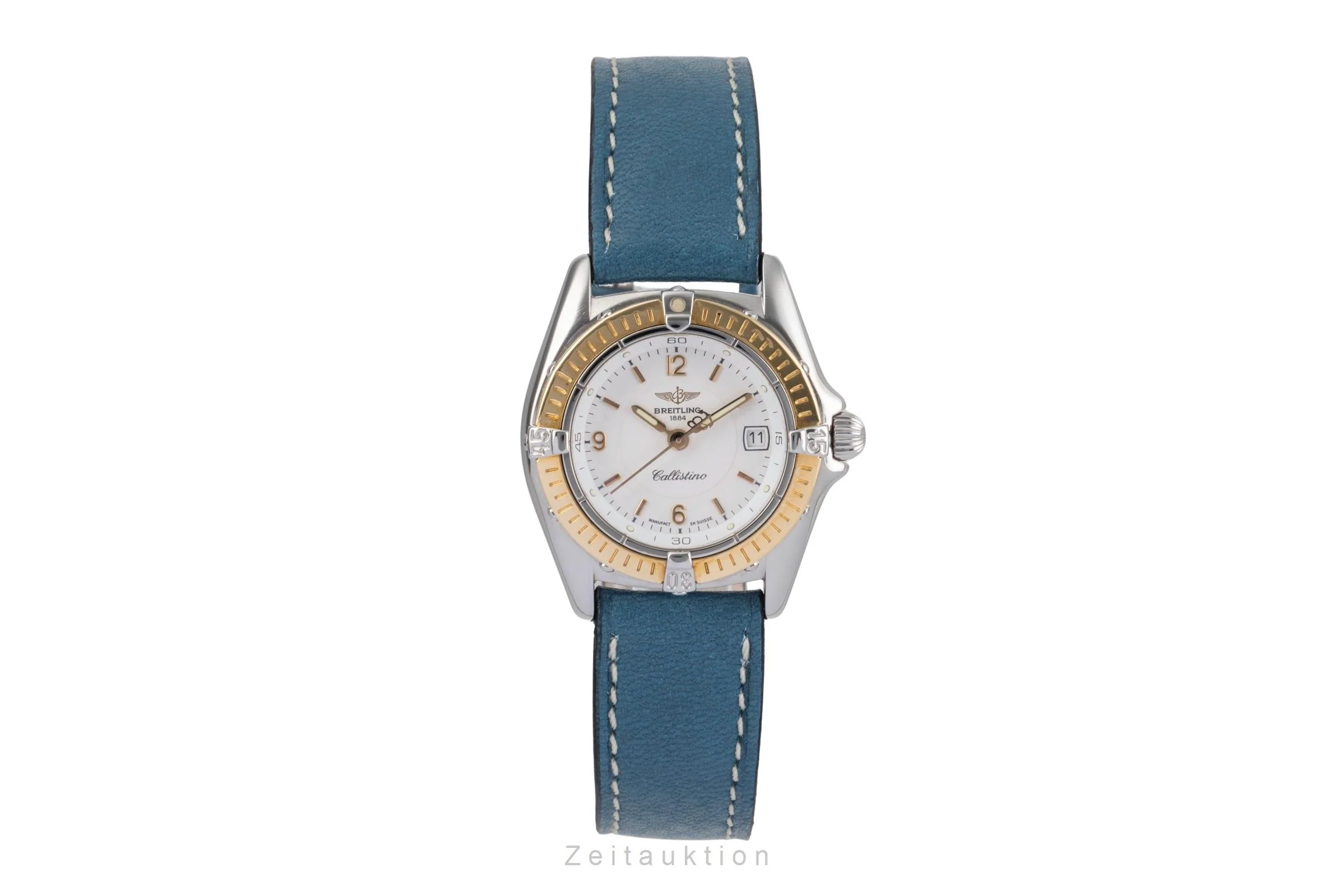 Breitling Callistino steel / gold quartz women's watch D52045  [2502198] - Image 5