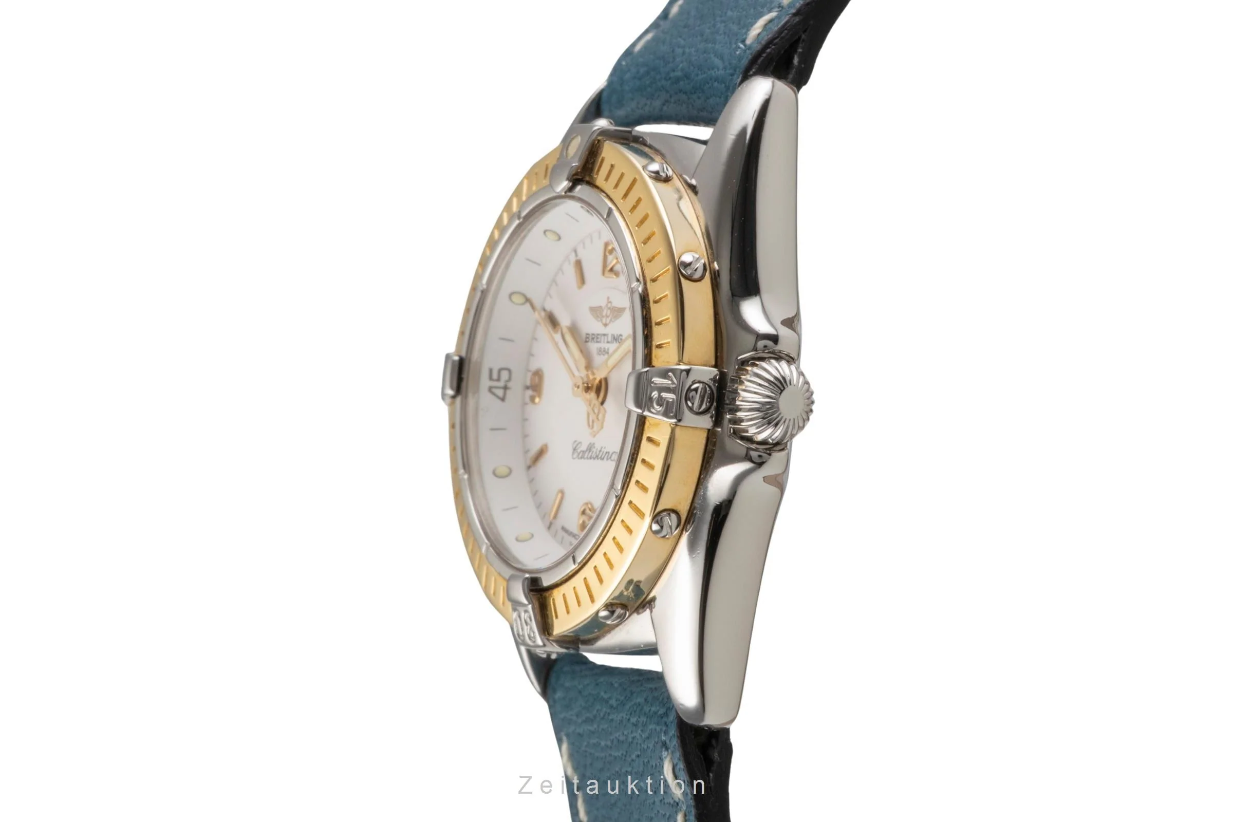 Breitling Callistino steel / gold quartz women's watch D52045  [2502198] - Image 7