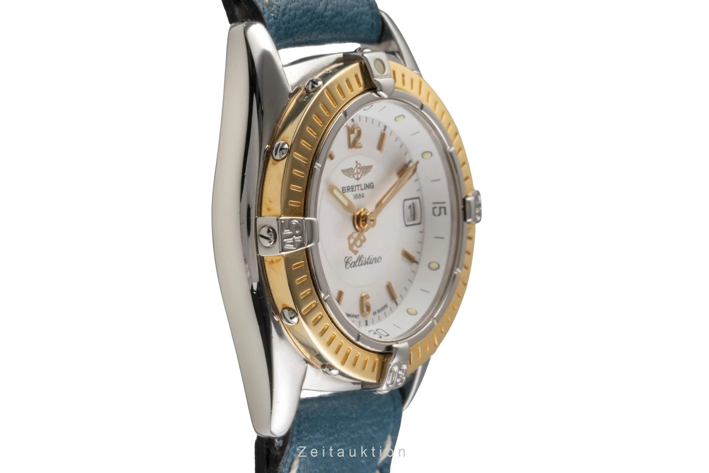 Breitling Callistino steel / gold quartz women's watch D52045  [2502198] - Image 8
