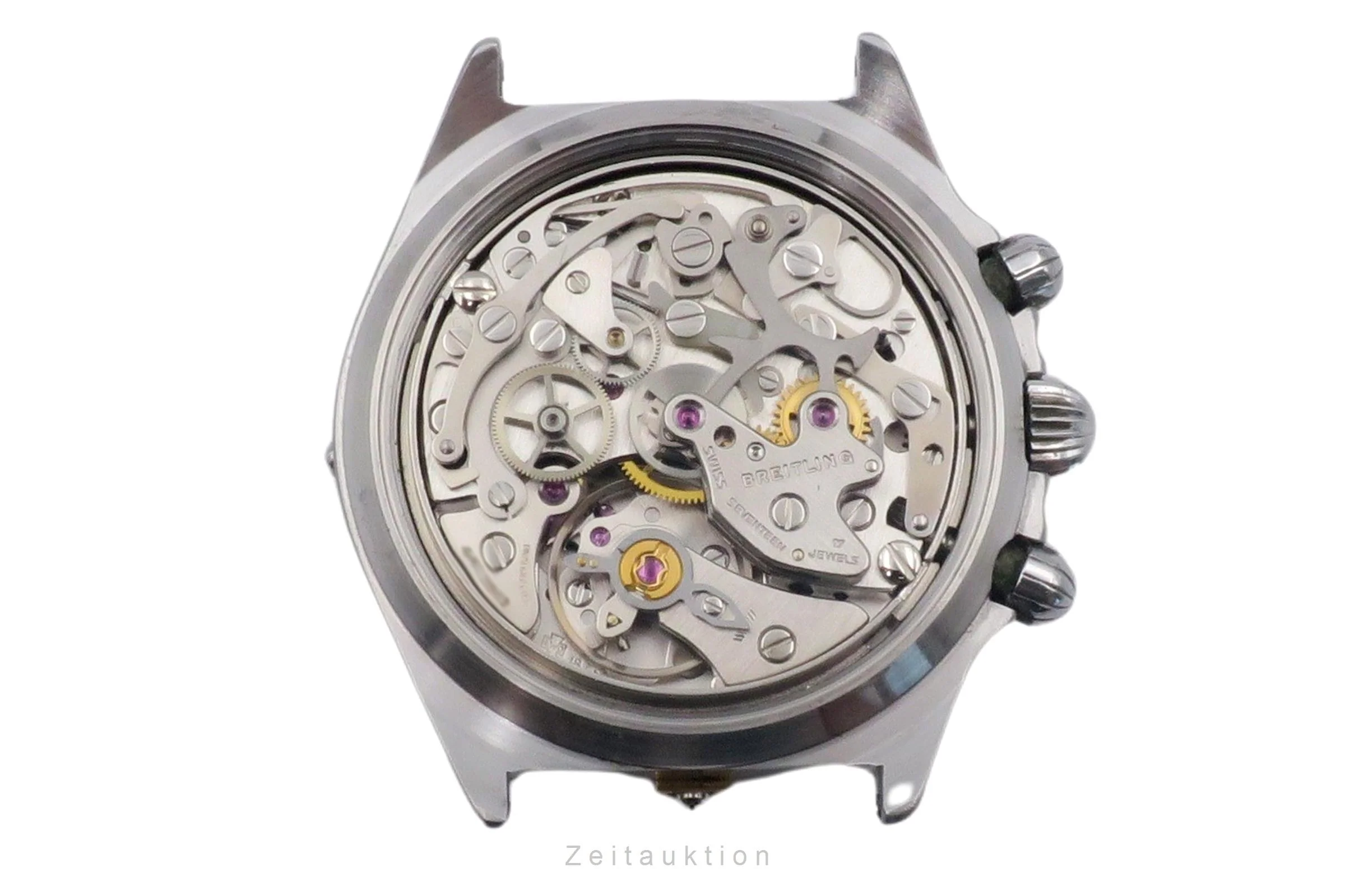 Breitling Callisto chronograph gilt / steel manual winding men's watch 80520  [2600900] - Image 14