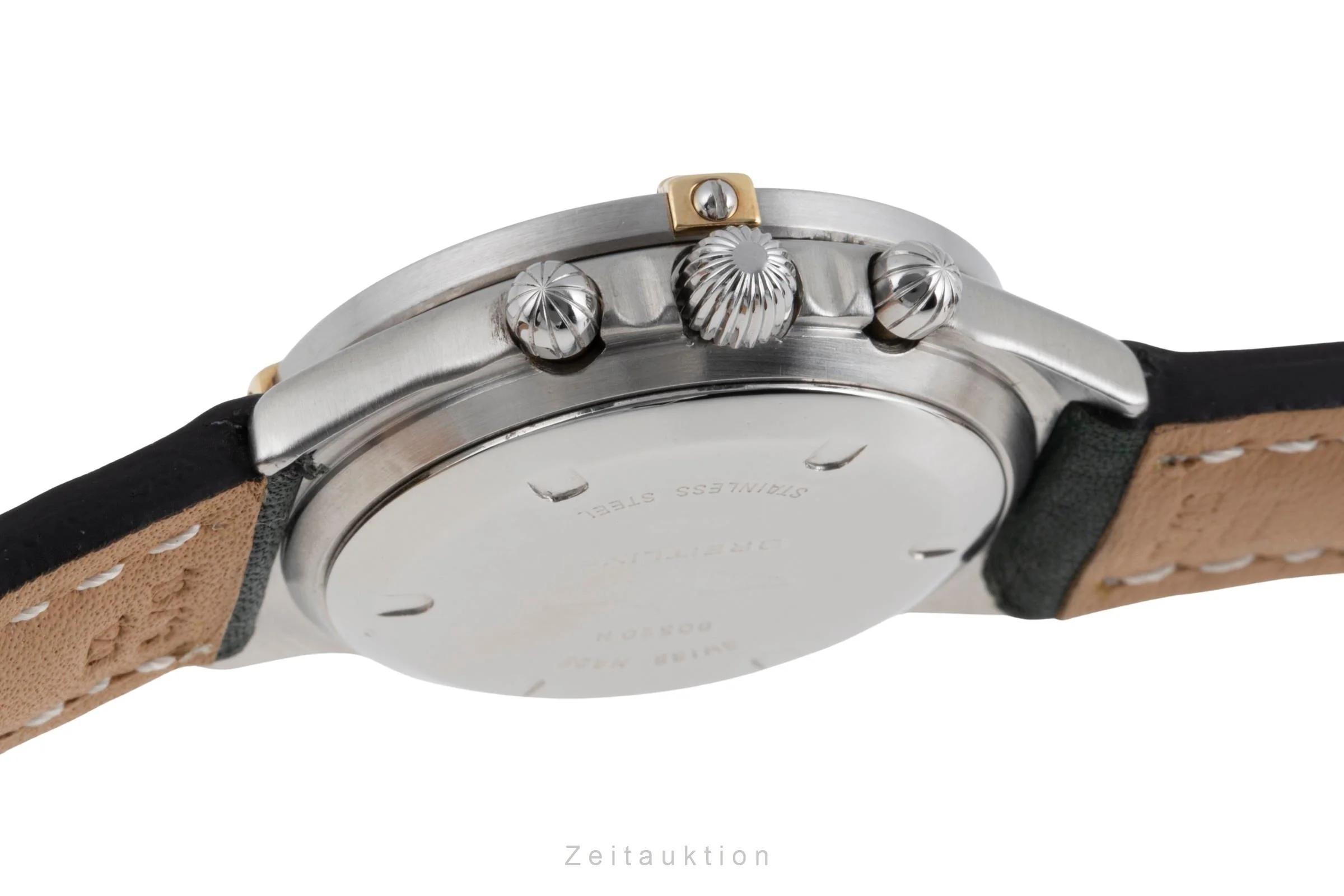 Breitling Callisto chronograph gilt / steel manual winding men's watch 80520N  [2502835] - Image 12