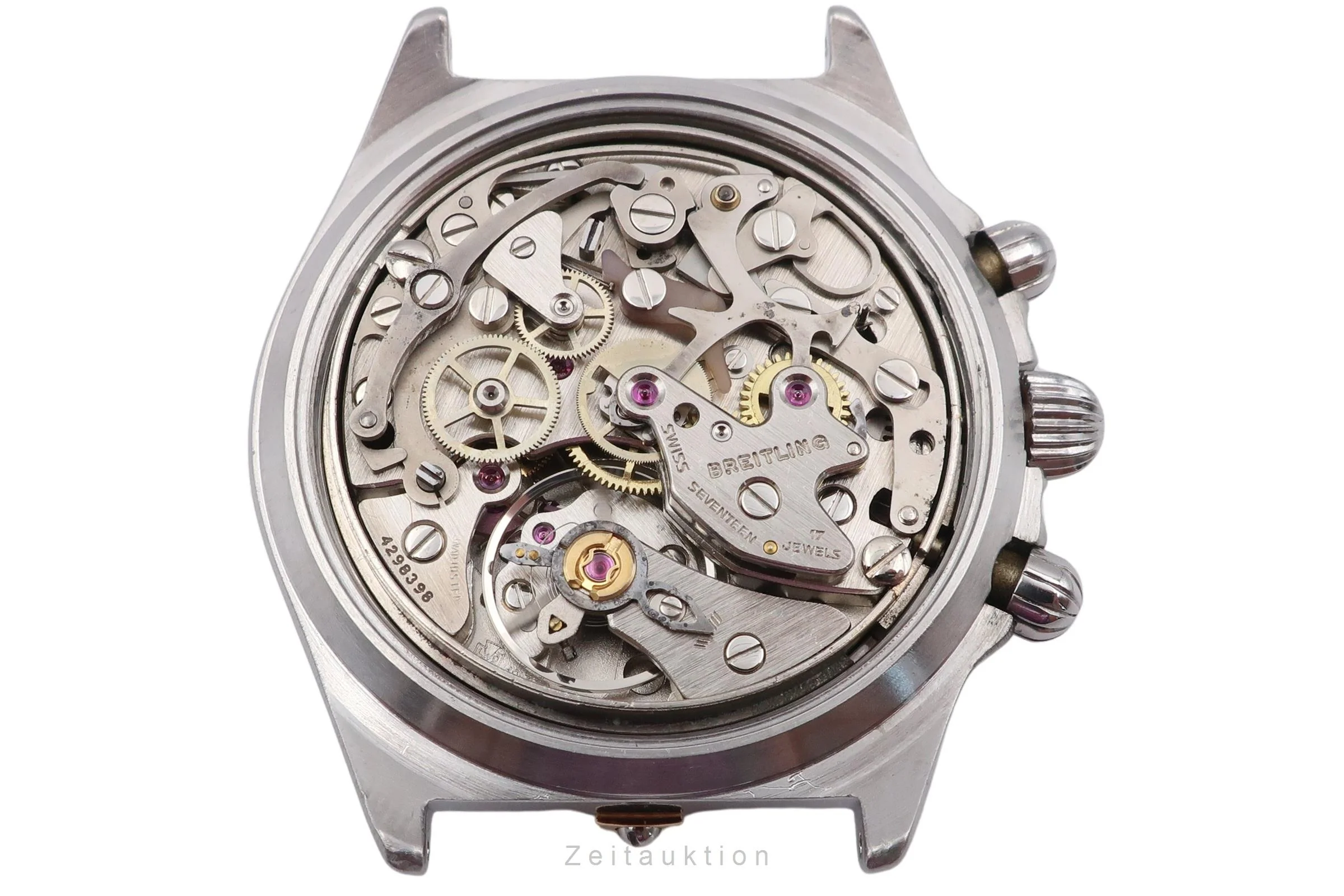 Breitling Callisto chronograph gilt / steel manual winding men's watch 80520N  [2502835] - Image 14