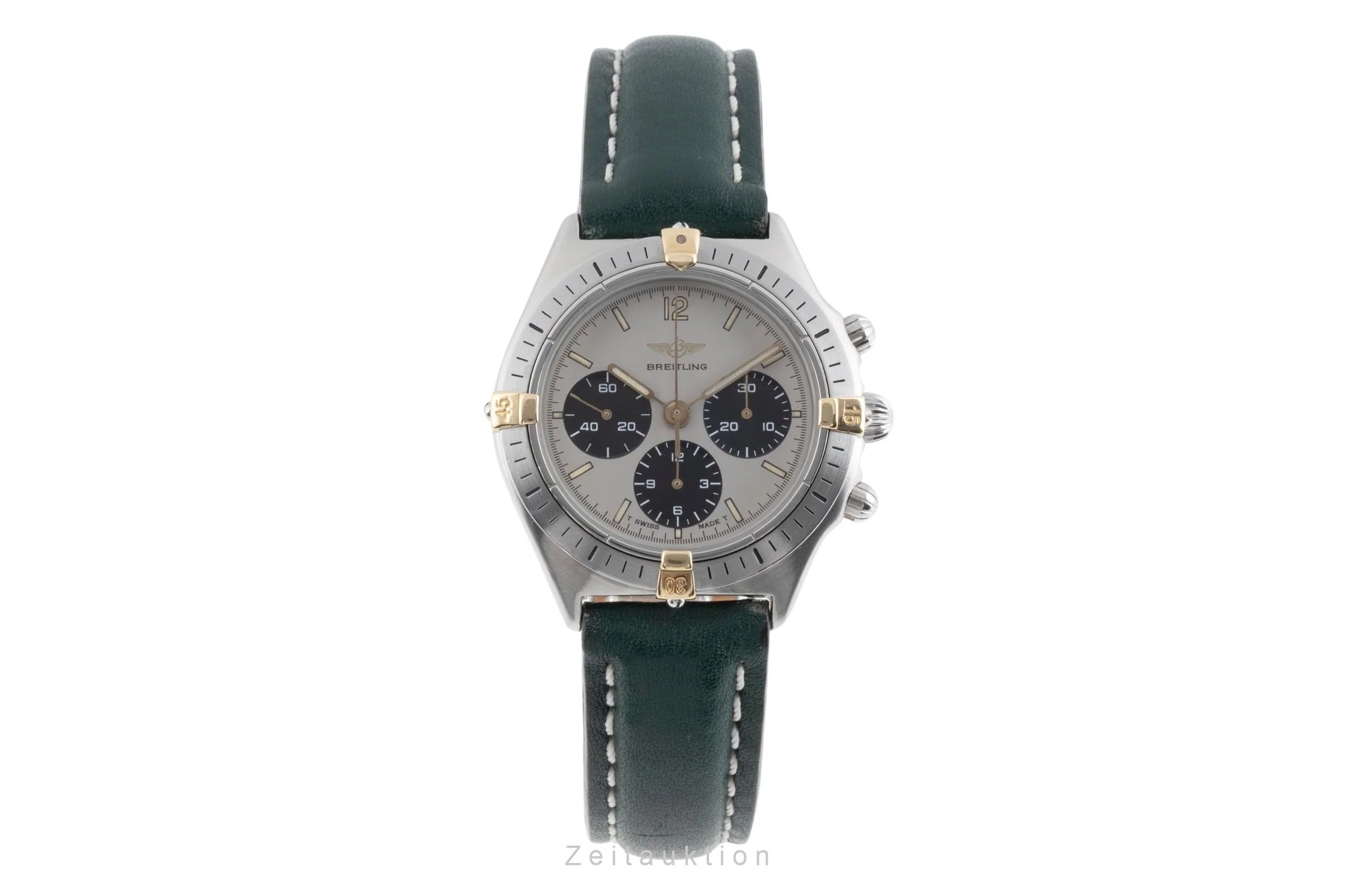 Breitling Callisto chronograph gilt / steel manual winding men's watch 80520N  [2502835] - Image 5