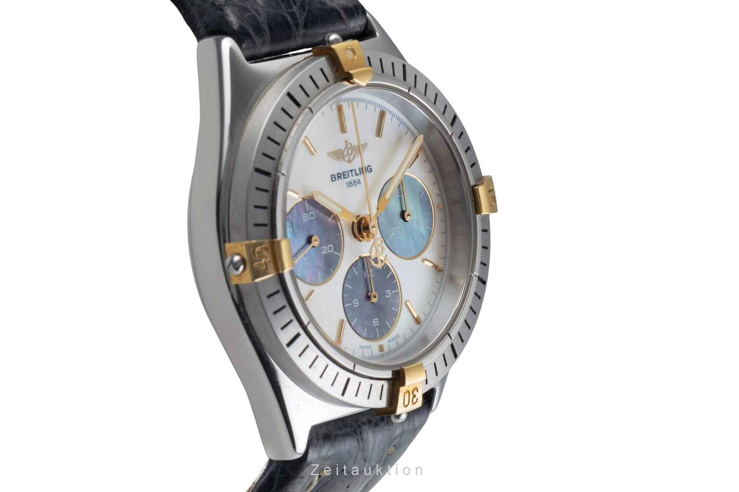 Breitling Callisto chronograph gilt / steel manual winding men's watch B11045  [2500277] - Image 8