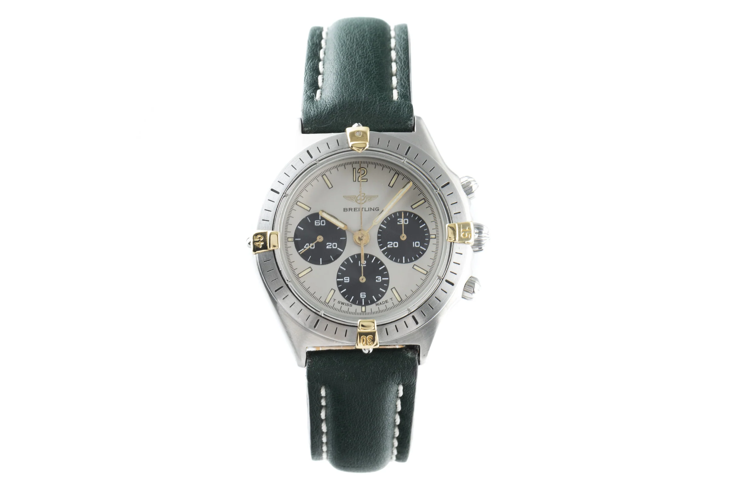 Breitling Callisto chronograph steel / gold manual winding men's watch 80520N  [2200595] - Image 4