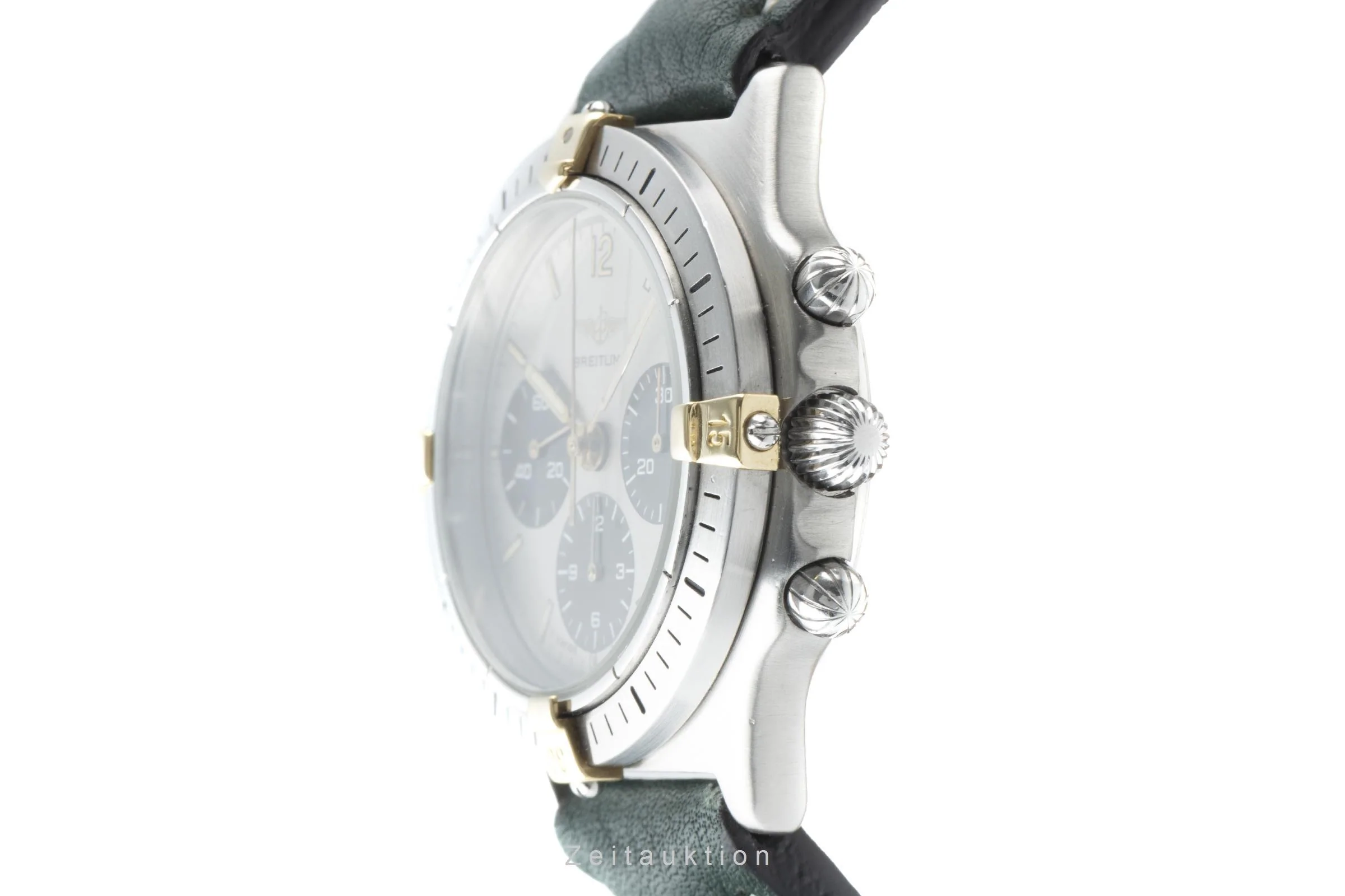 Breitling Callisto chronograph steel / gold manual winding men's watch 80520N  [2200595] - Image 6