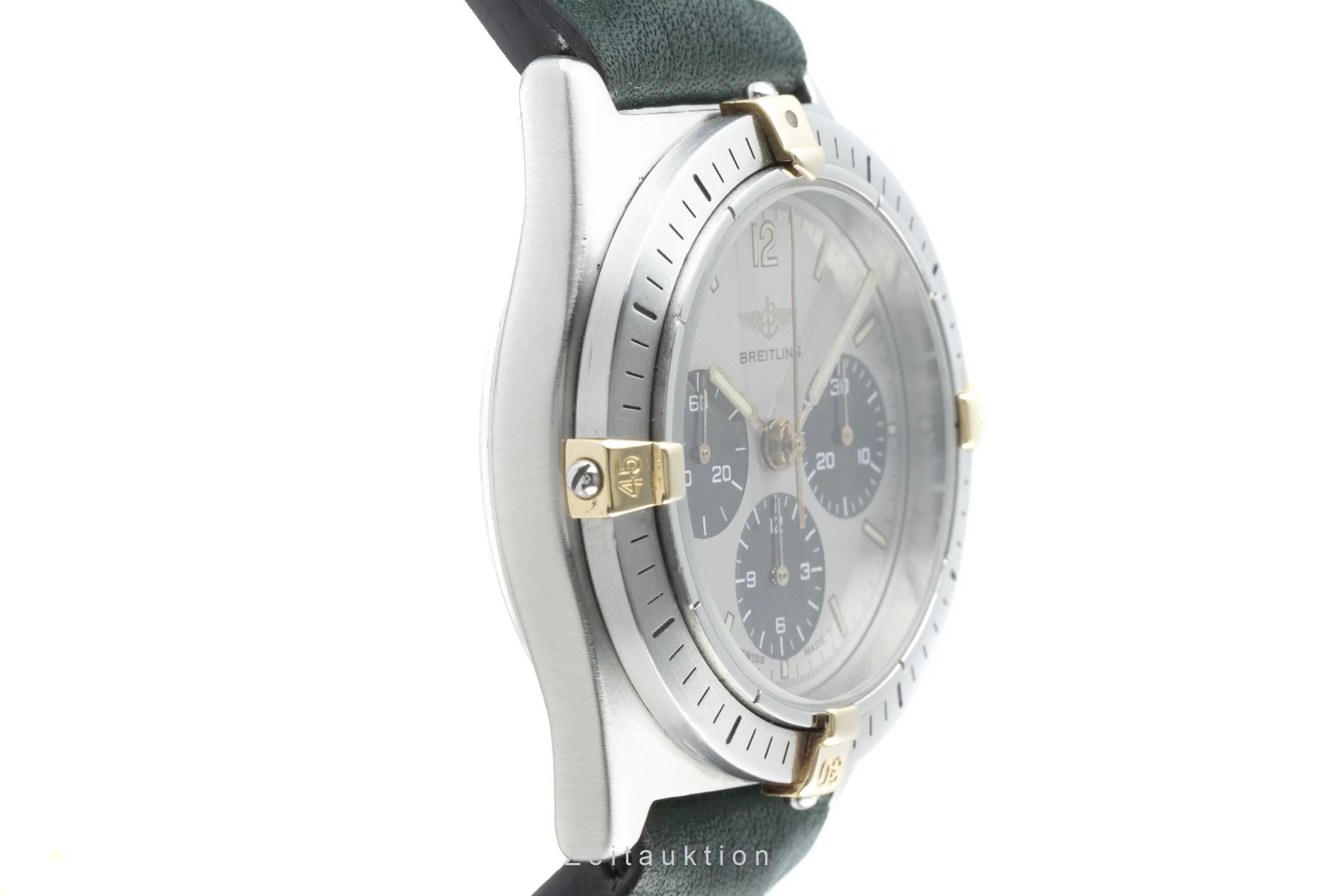Breitling Callisto chronograph steel / gold manual winding men's watch 80520N  [2200595] - Image 7