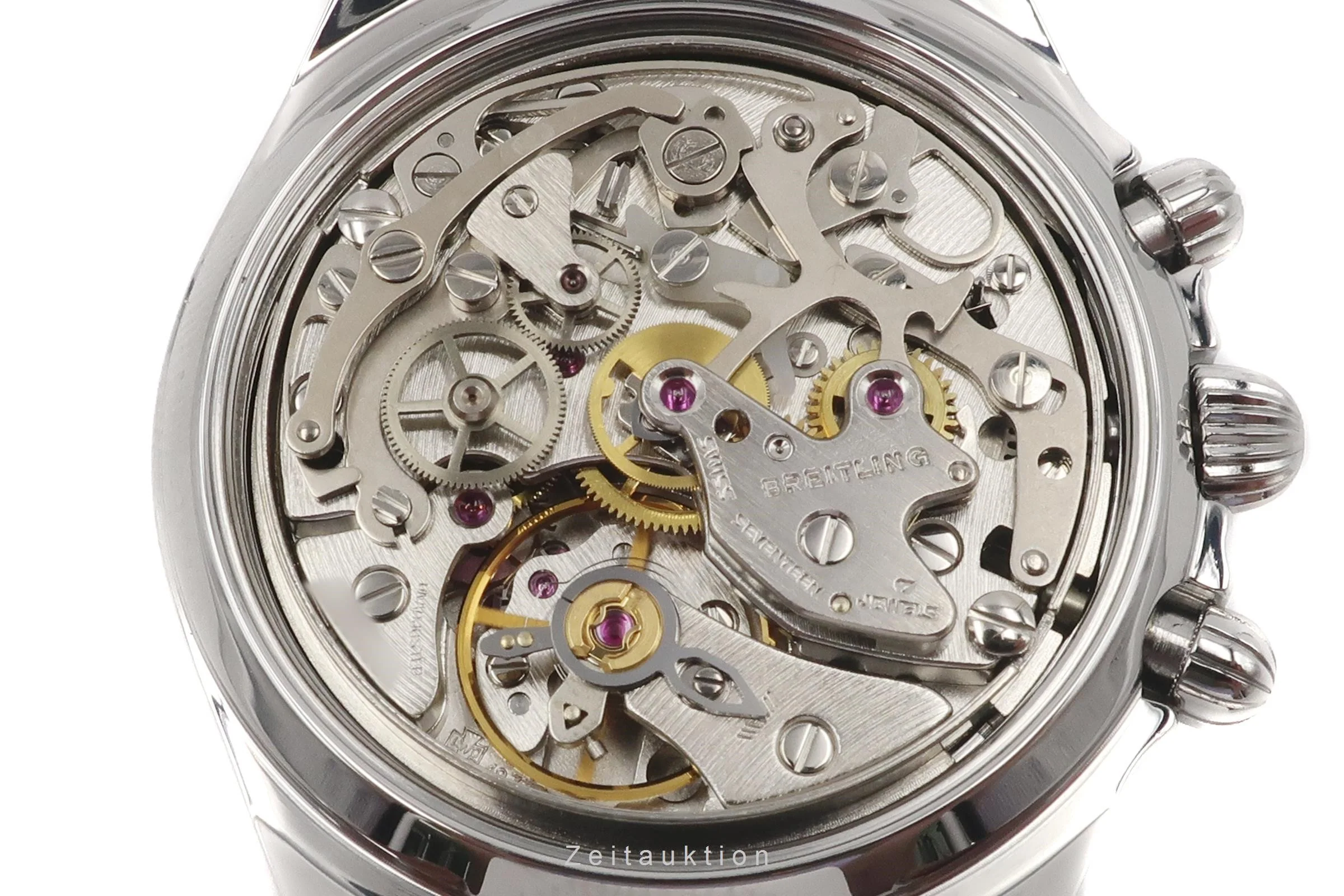 Breitling Callisto chronograph steel / gold manual winding men's watch B11047  [2203623] - Image 13