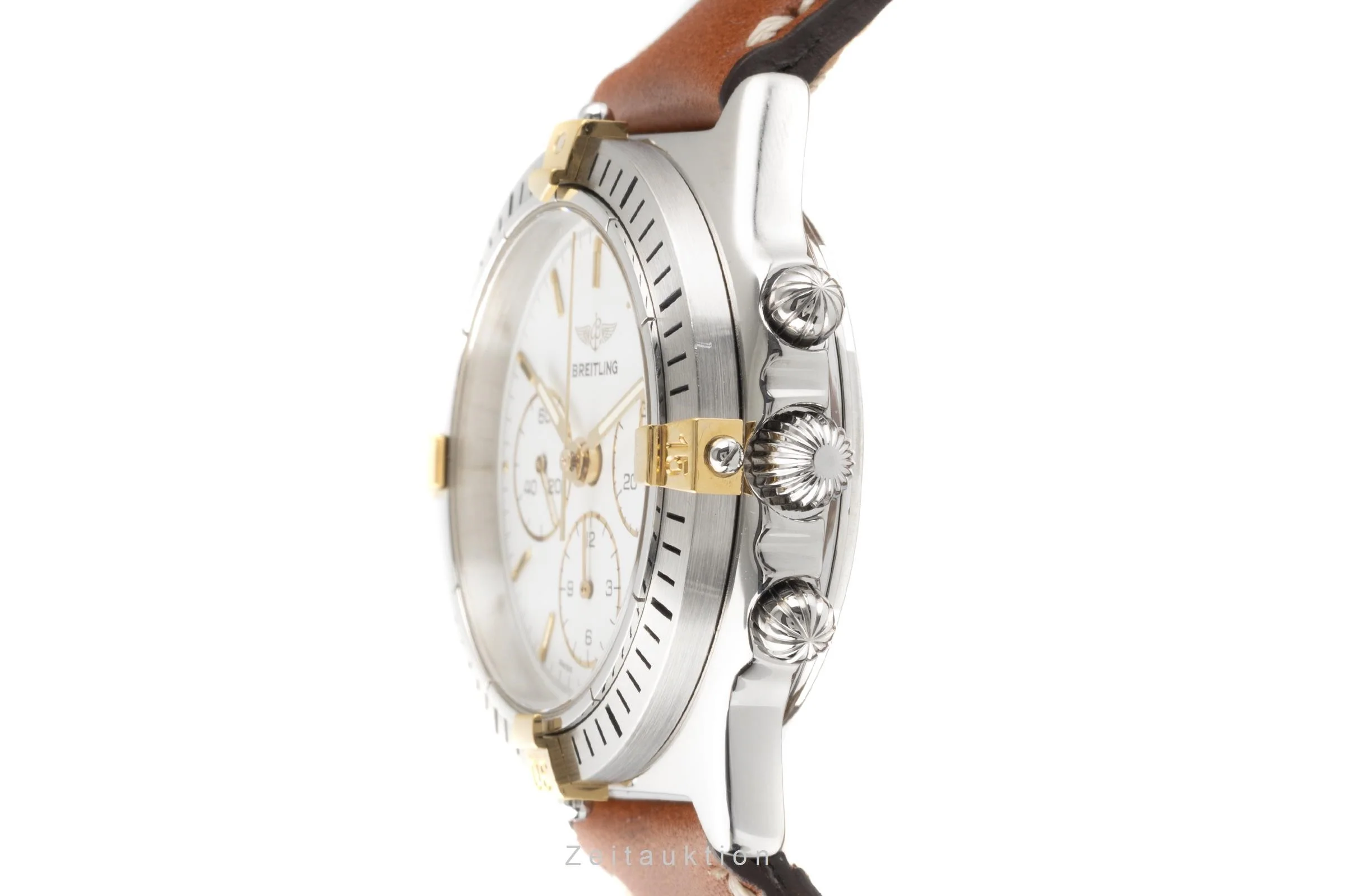 Breitling Callisto chronograph steel / gold manual winding men's watch B11047  [2203623] - Image 6